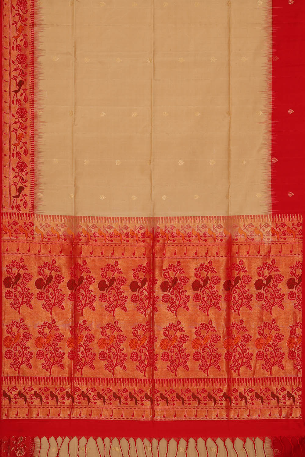 Image of South Silk Beige Saree