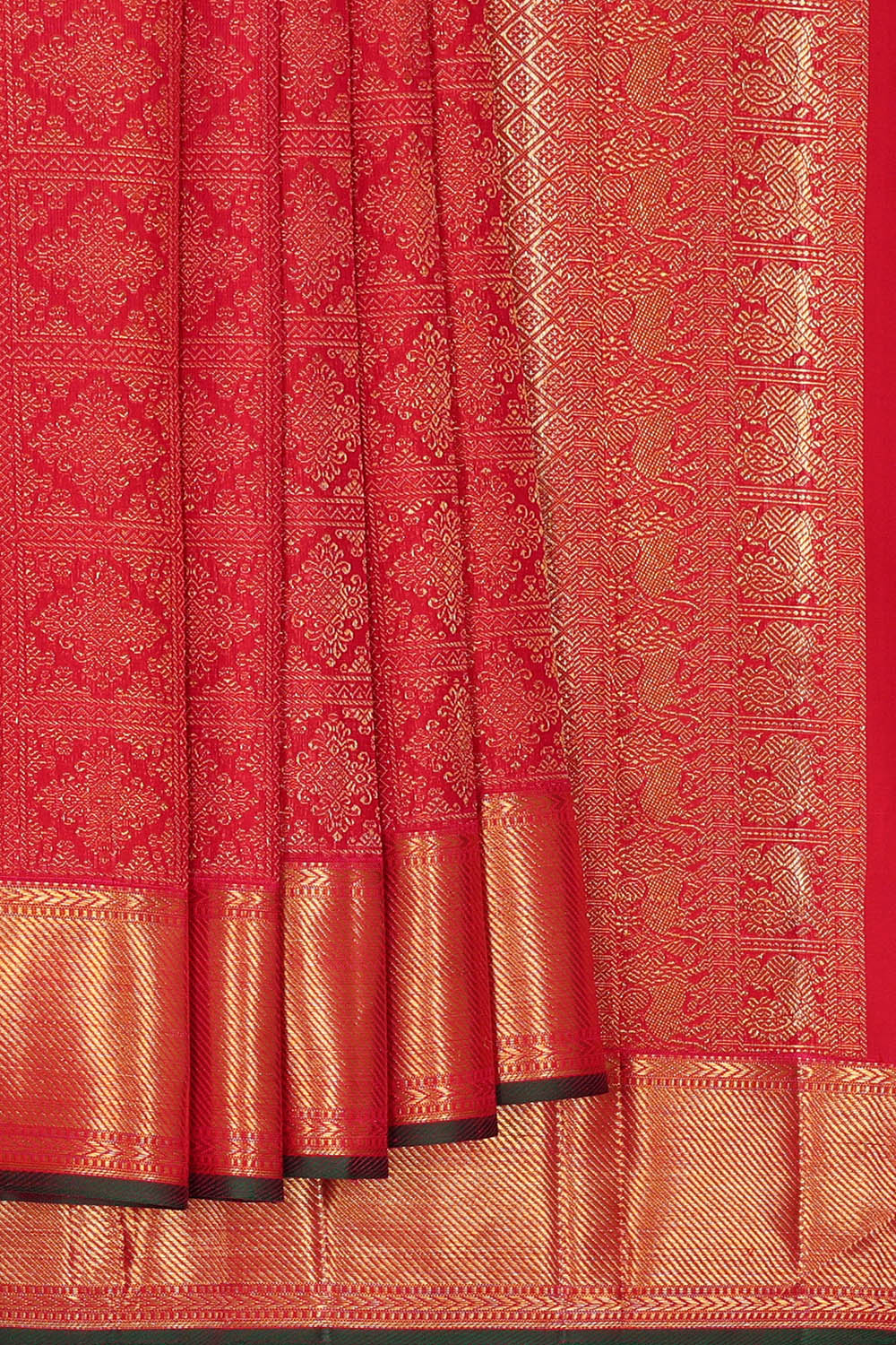 Image of Arani Silk Cherry Pink Saree