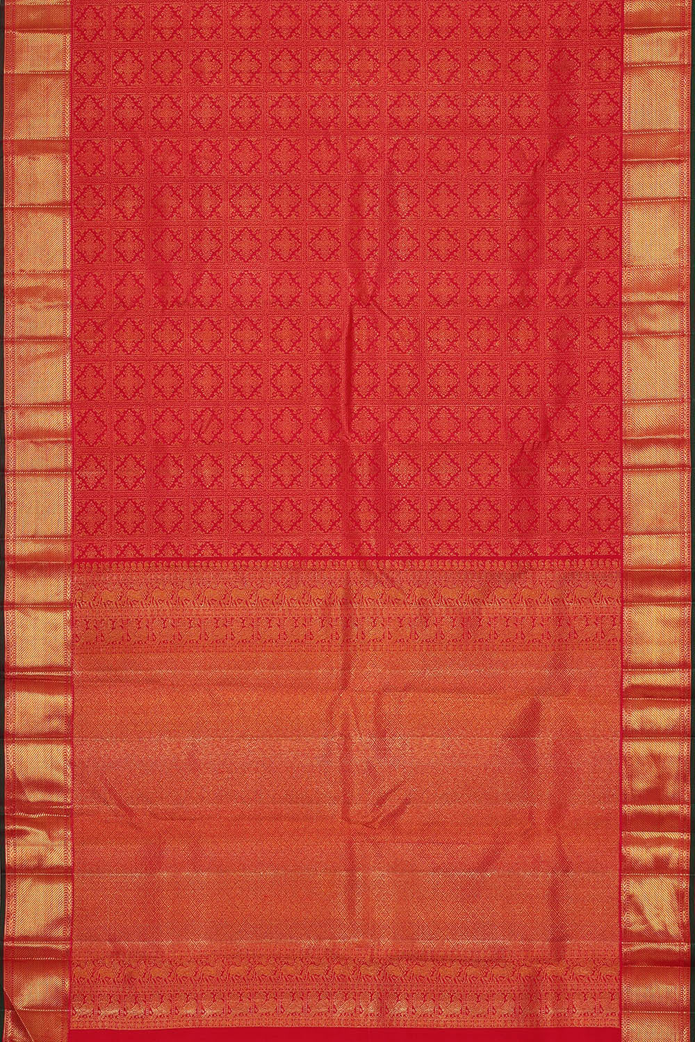 Image of Arani Silk Cherry Pink Saree