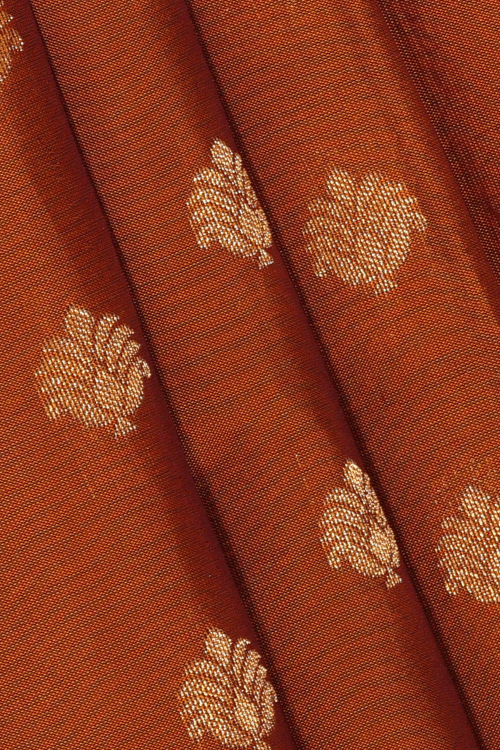 Image of Honey-Mustard South Silk Saree