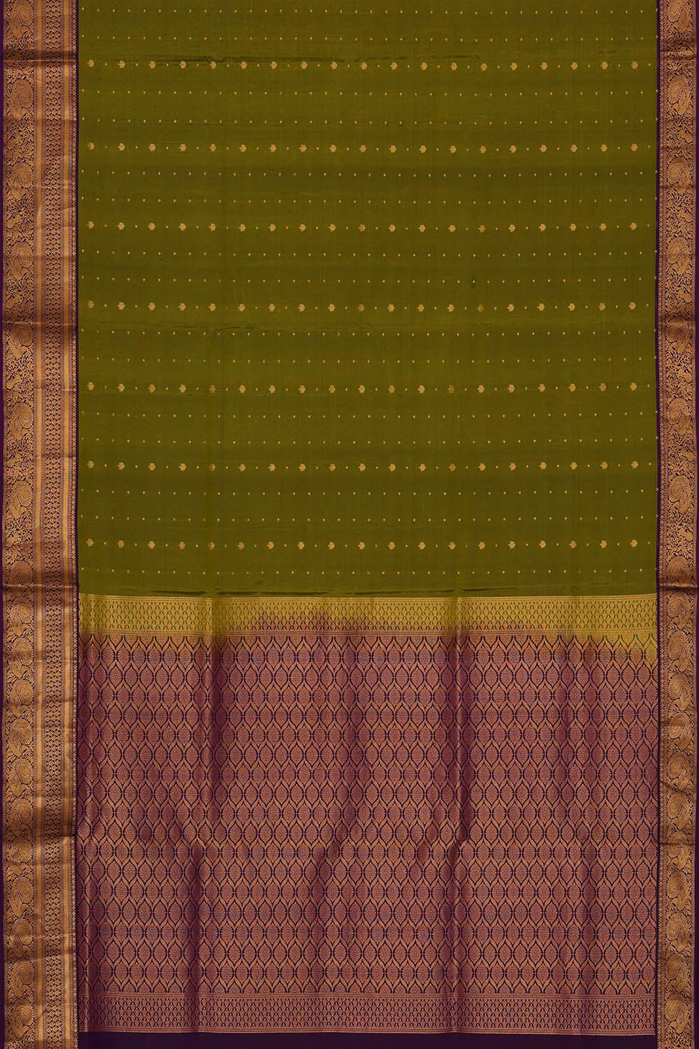 Image of South Silk Green Saree