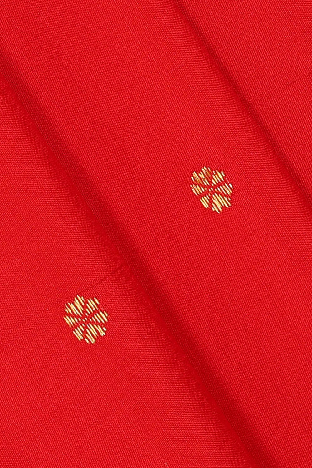 Image of Red Narayanpet Silk Saree