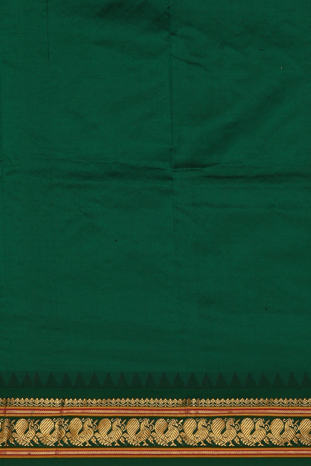 Image of Yellow Narayanpet Silk Saree