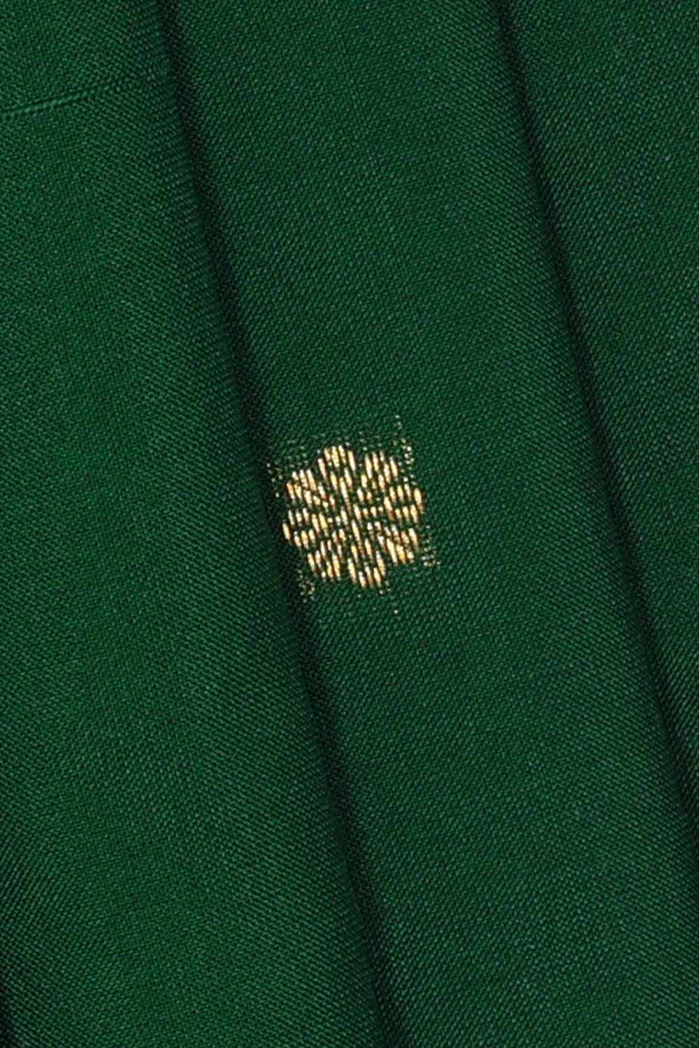 Image of Bottle-Green Narayanpet Silk Saree
