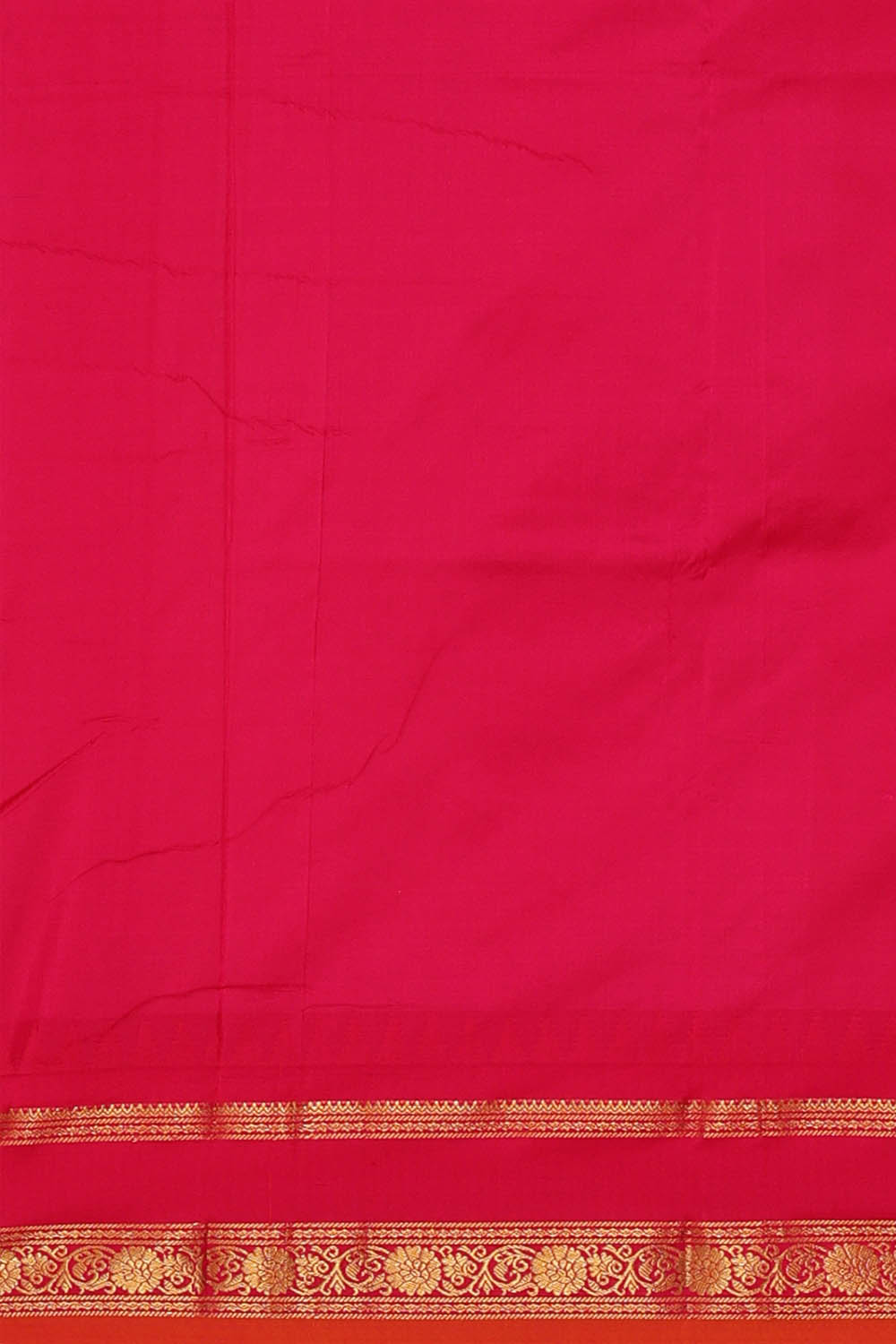 Image of Bottle-Green Narayanpet Silk Saree