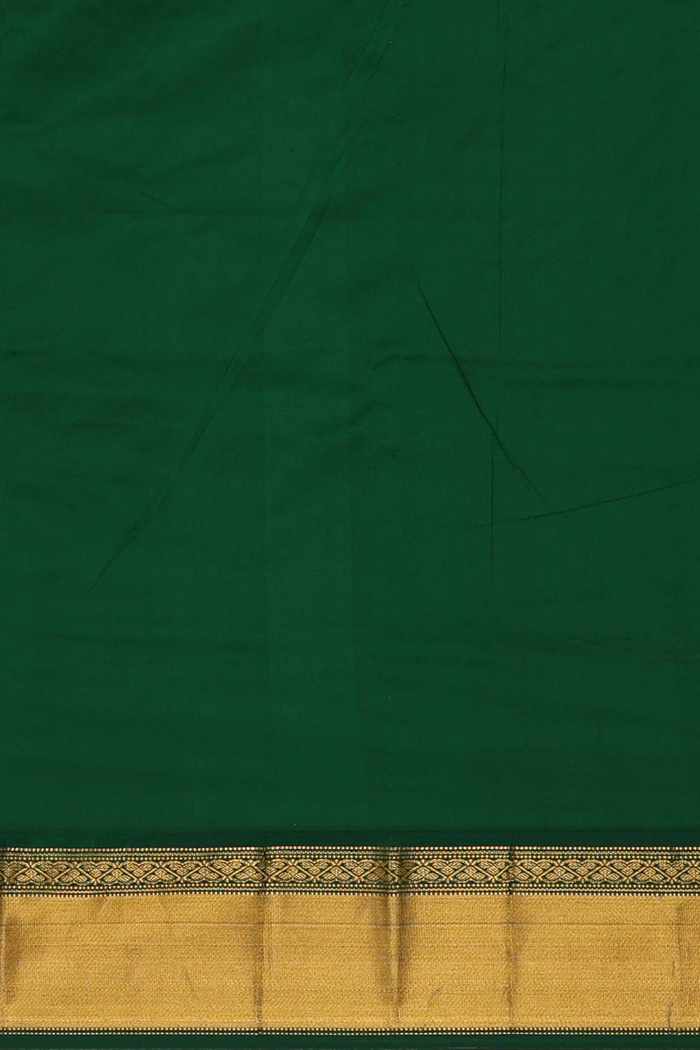 Image of Orange Narayanpet Silk Saree