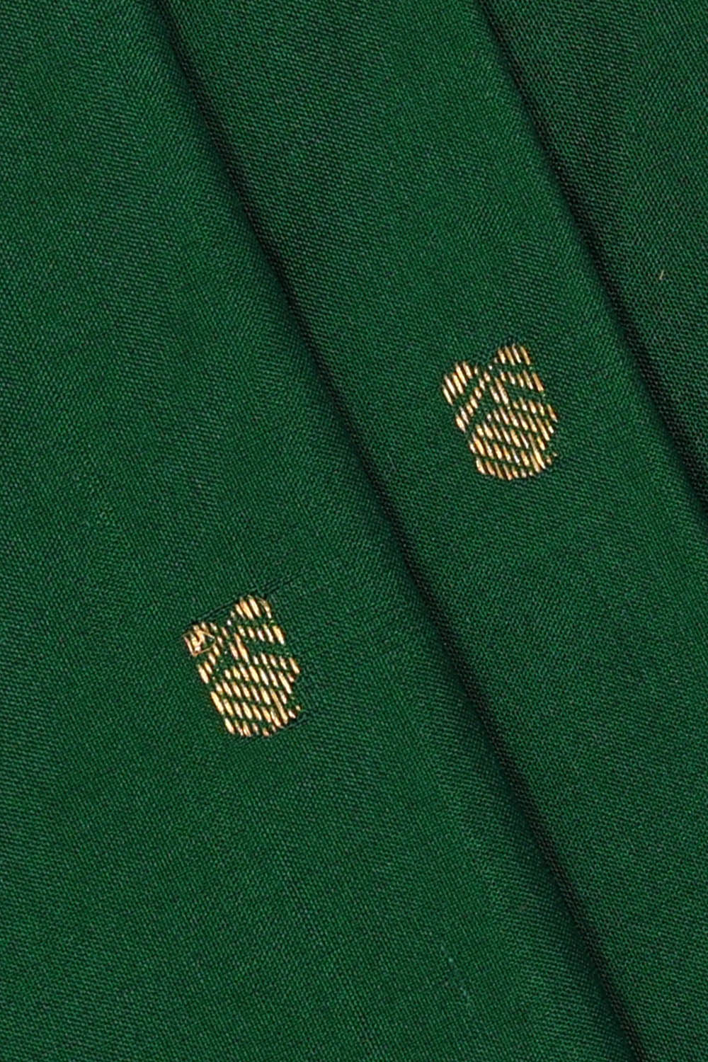Image of Bottle-Green Narayanpet Silk Saree
