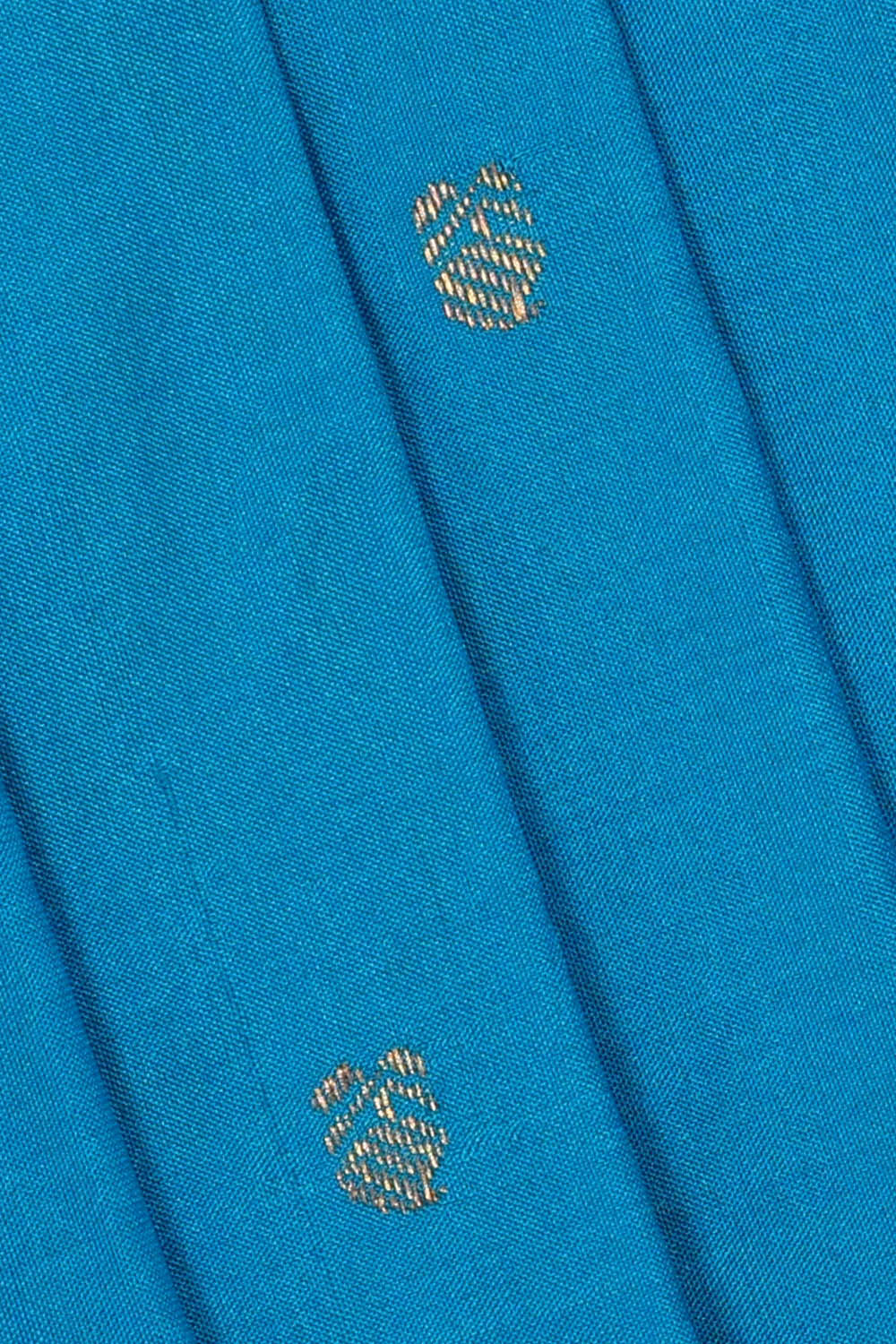 Image of Blue Narayanpet Silk Saree