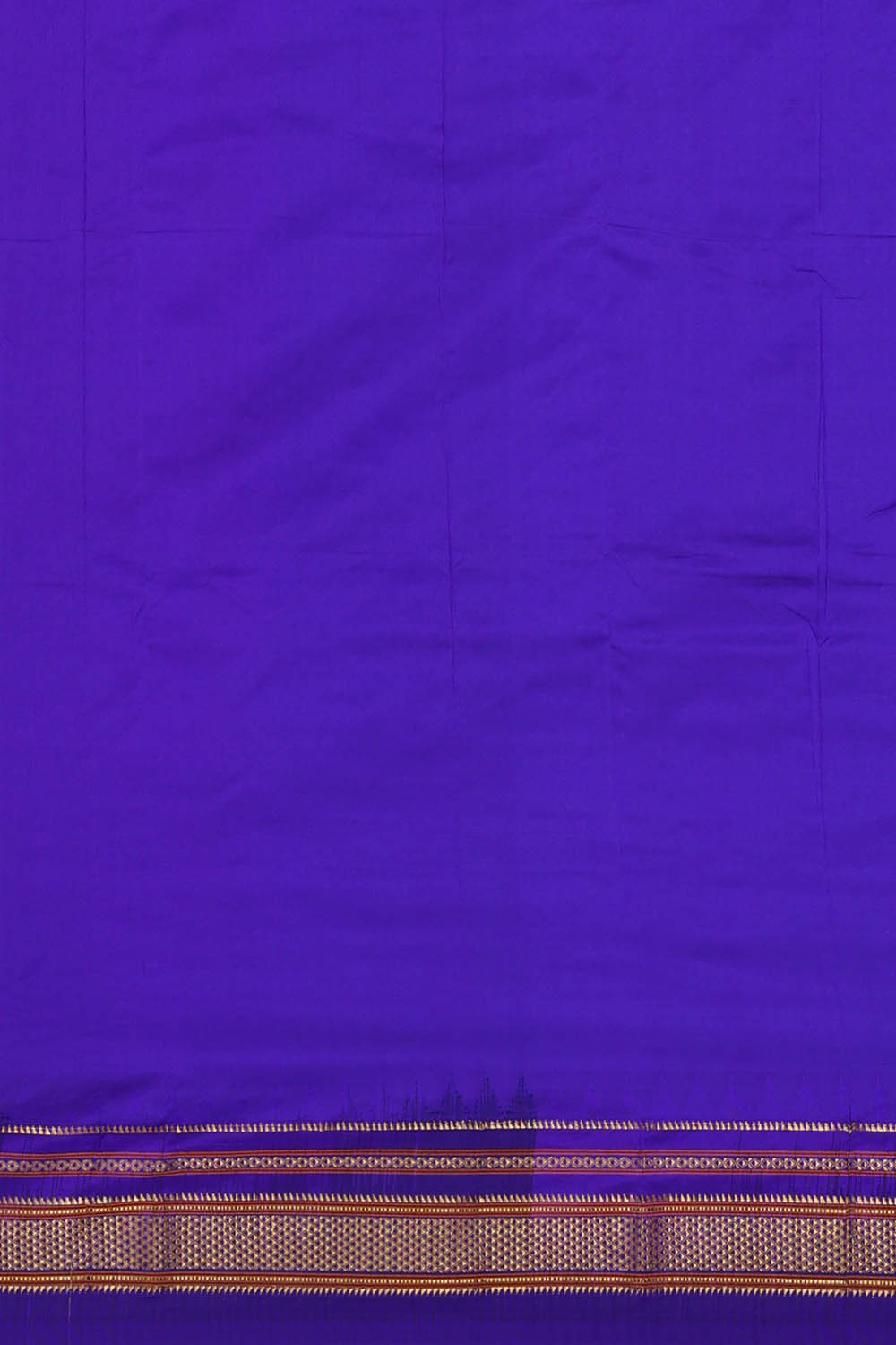 Image of Blue Narayanpet Silk Saree