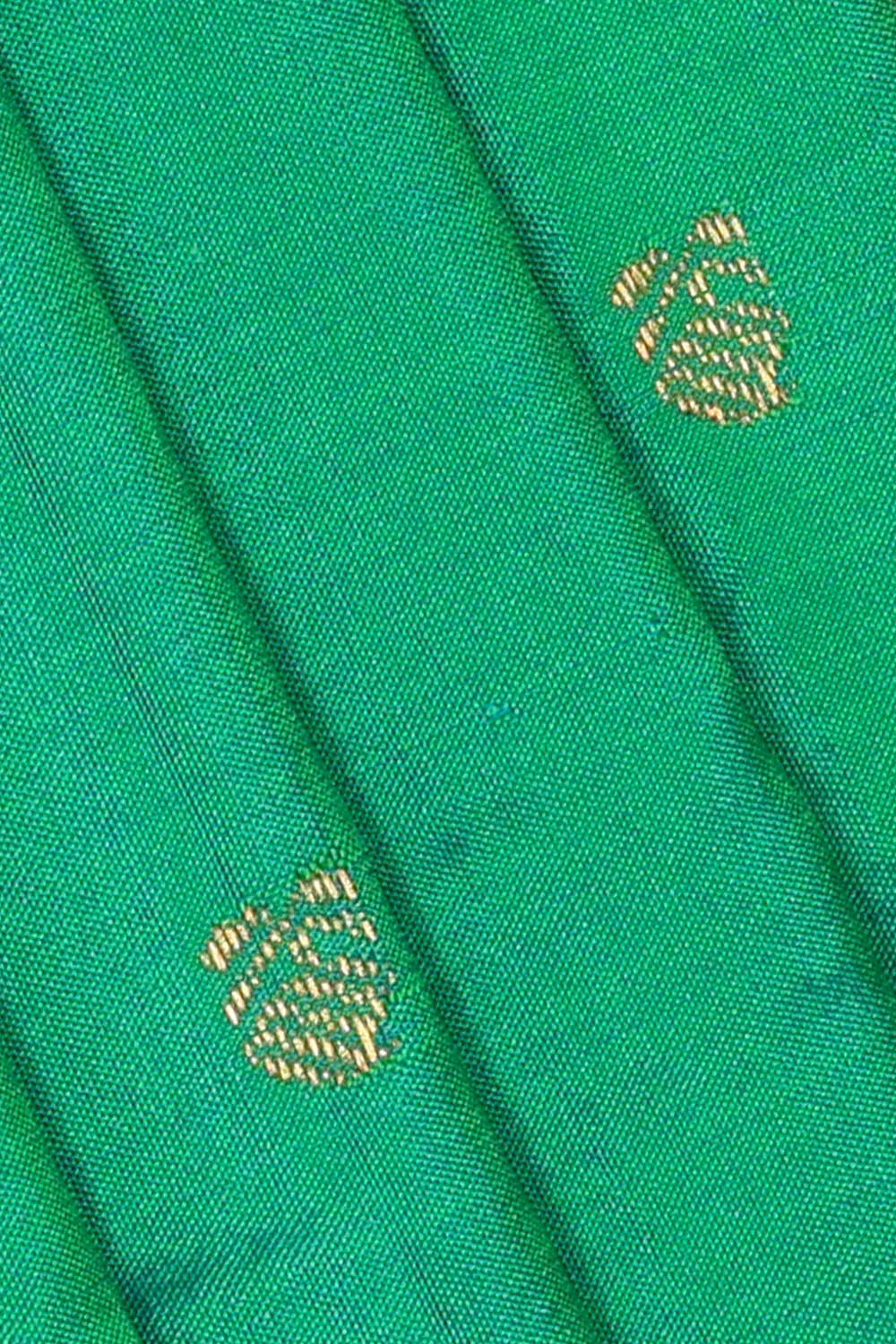 Image of Sea-Green Narayanpet Silk Saree