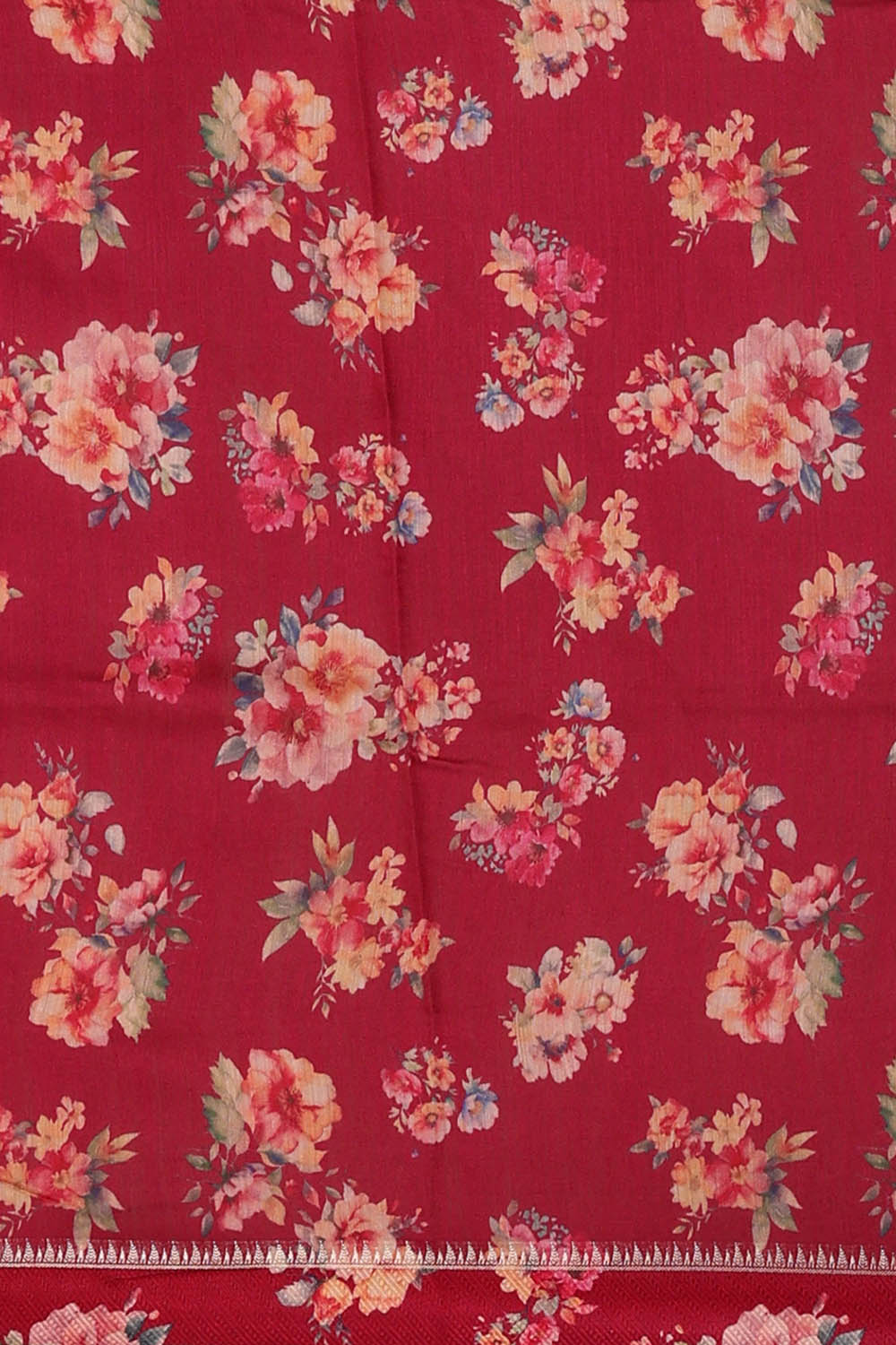 Image of Moonga Tussar Silk Pink Saree