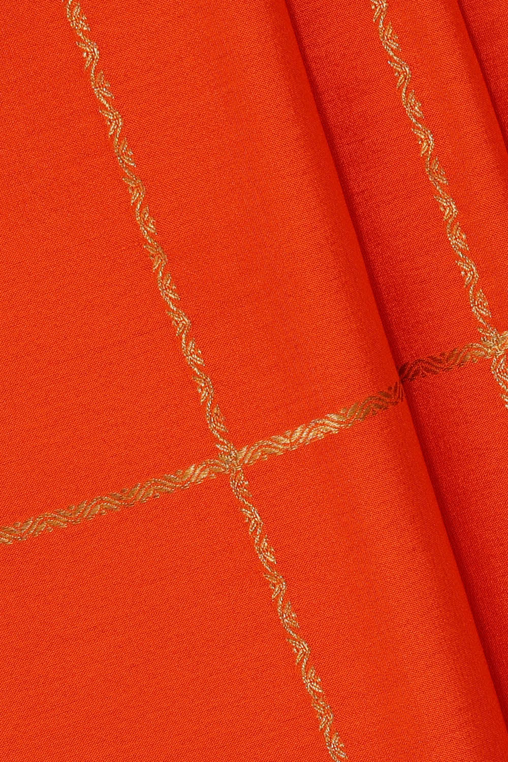 Image of Binny Crepe Silk Orange Saree