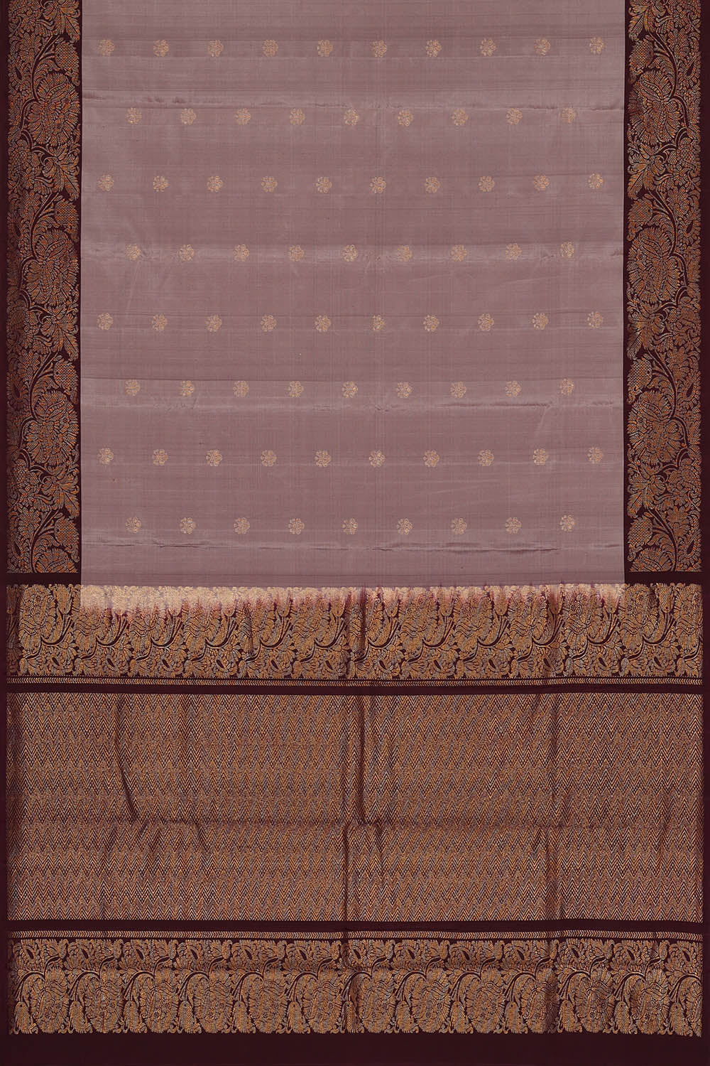 Image of Kanchipattu Silk Lilac Saree