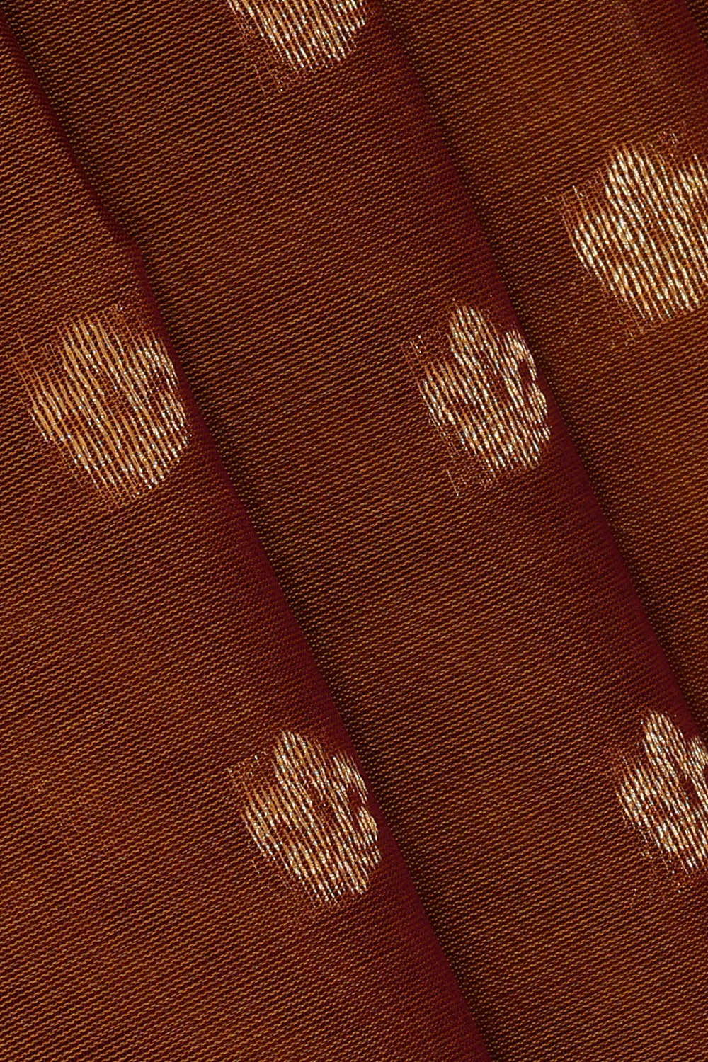 Image of Coimbatore Cotton Silk Light Brown Saree