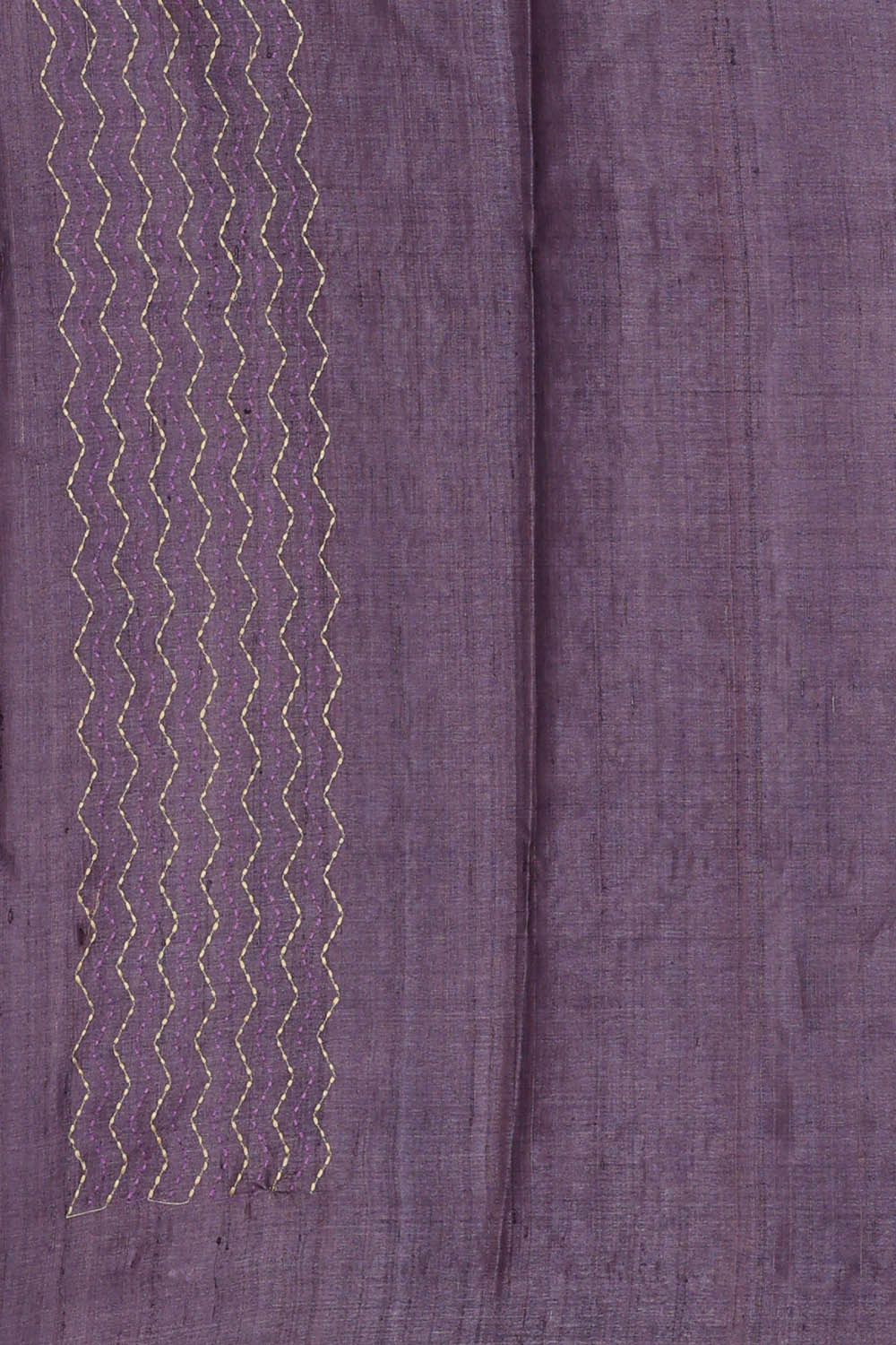 Image of Tussar Silk Violet Saree