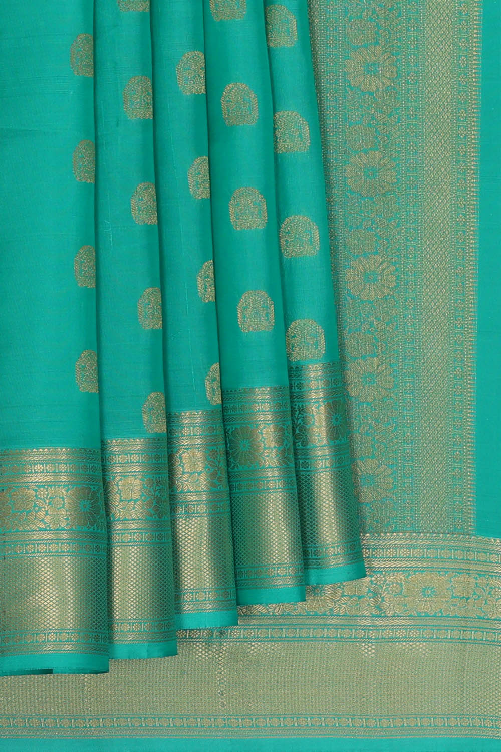 Image of Kanchipattu Silk Sky Blue Saree