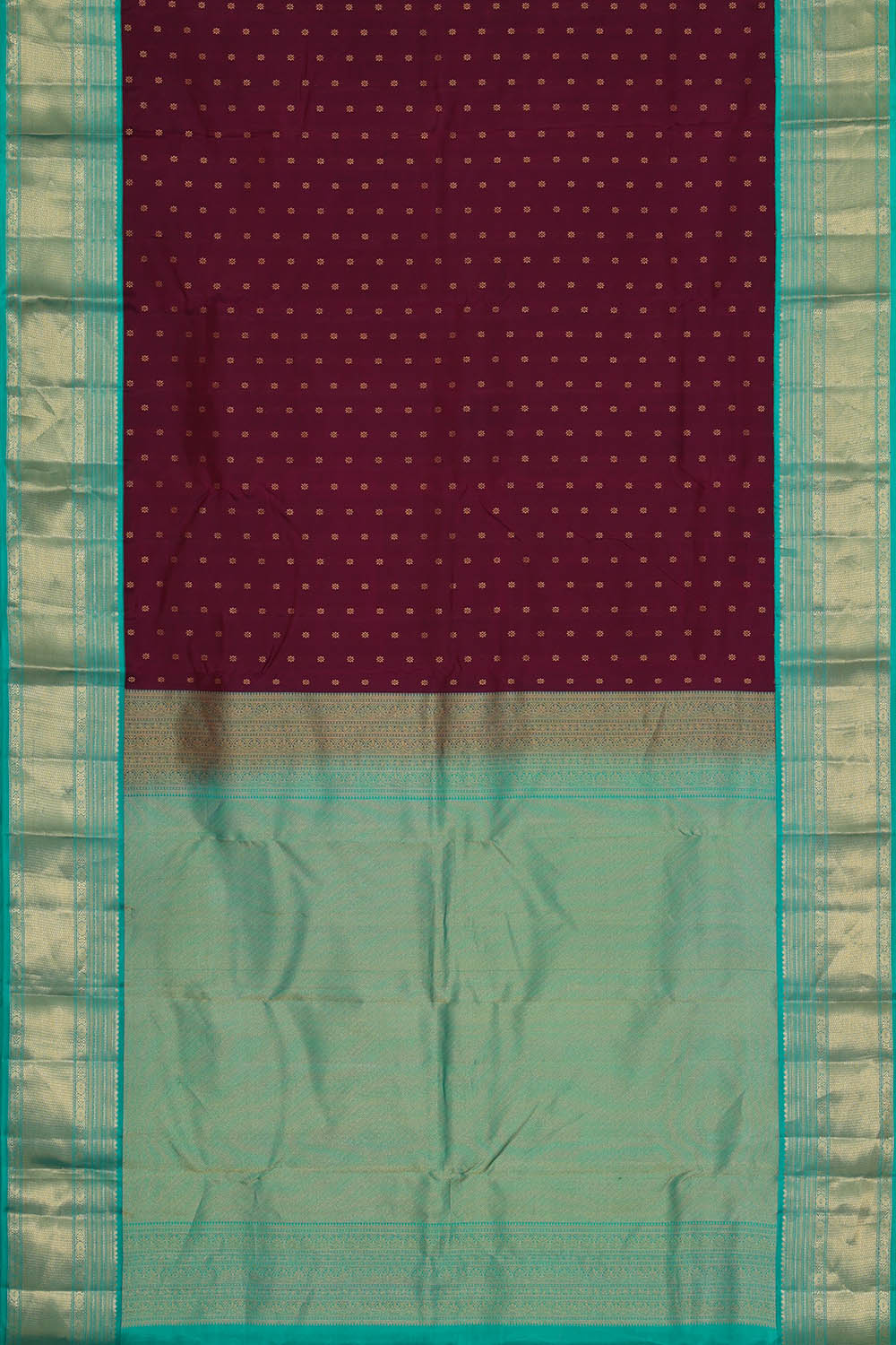 Image of Kanchipattu Silk Wine Purple Saree