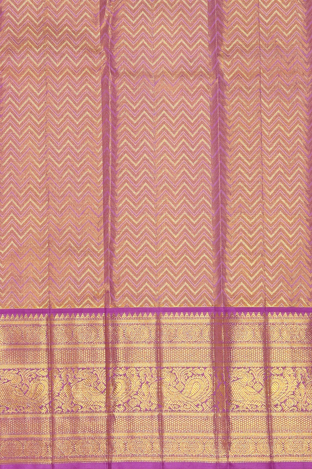 Image of Gold Kanchipattu Brocade Saree