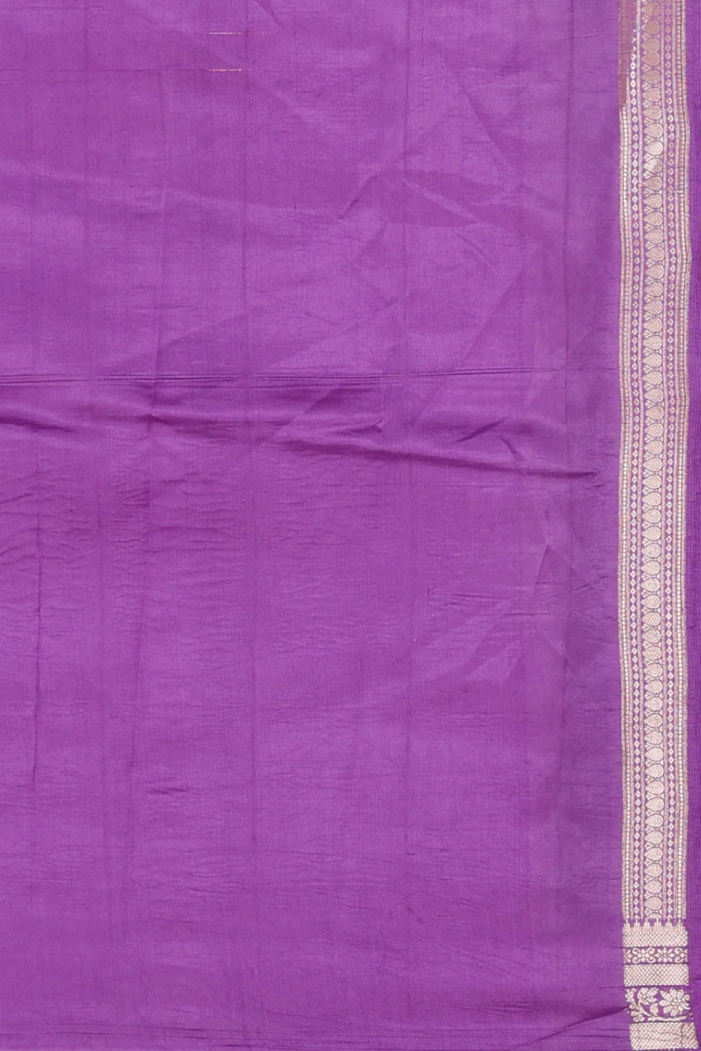 Image of Banarasi Silk Wine Purple Saree