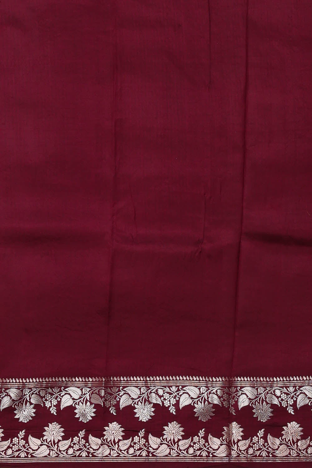 Image of Grey Banarasi Chiniya Silk Saree