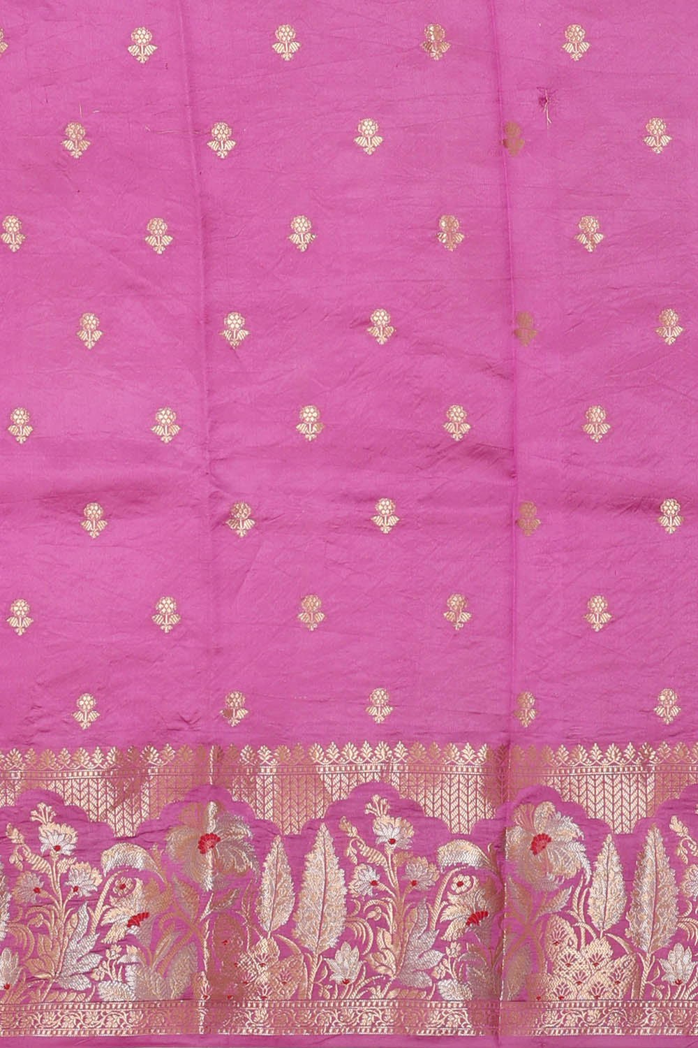 Image of Banarasi Silk Wine Maroon Saree