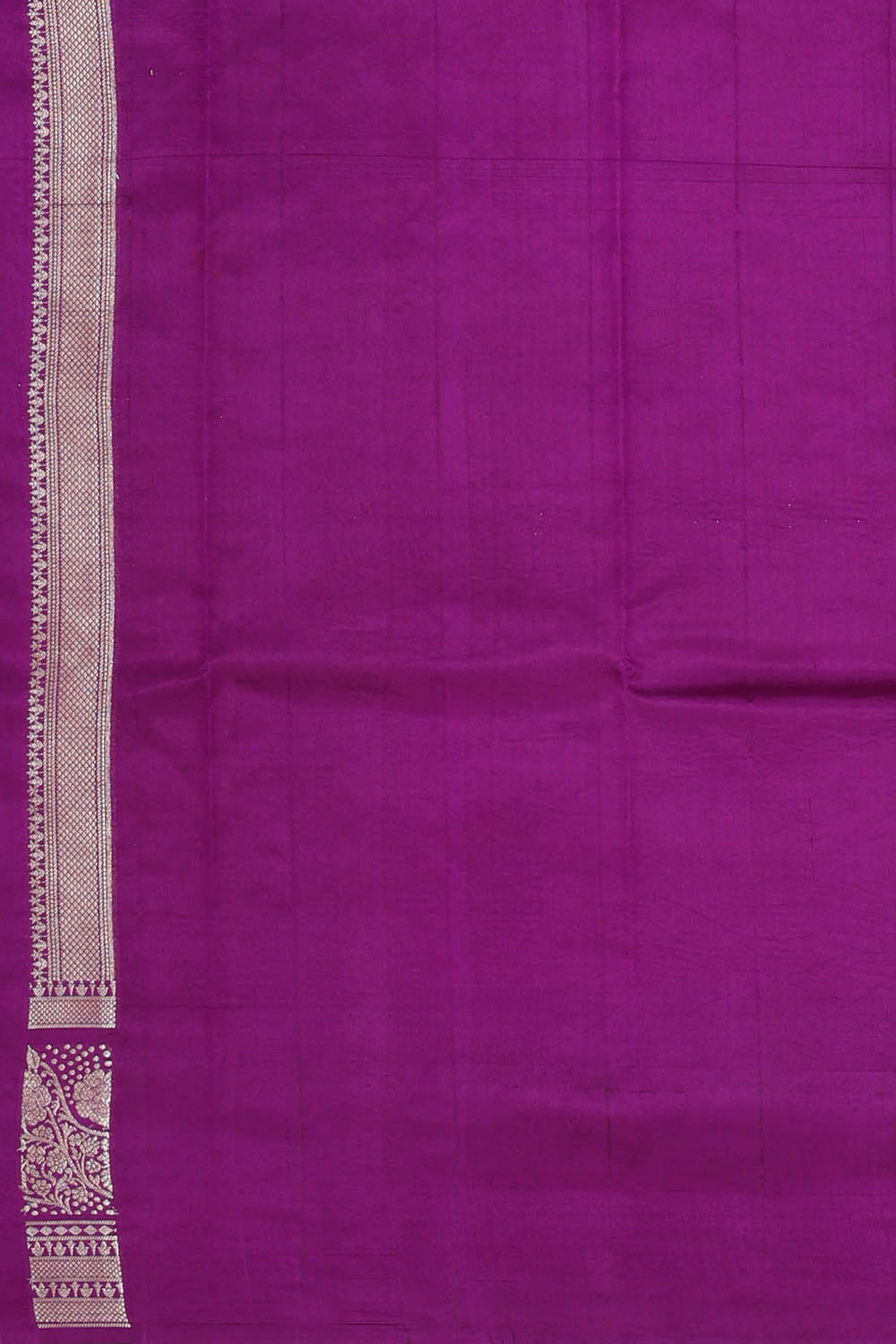 Image of Banarasi Silk Purple Saree