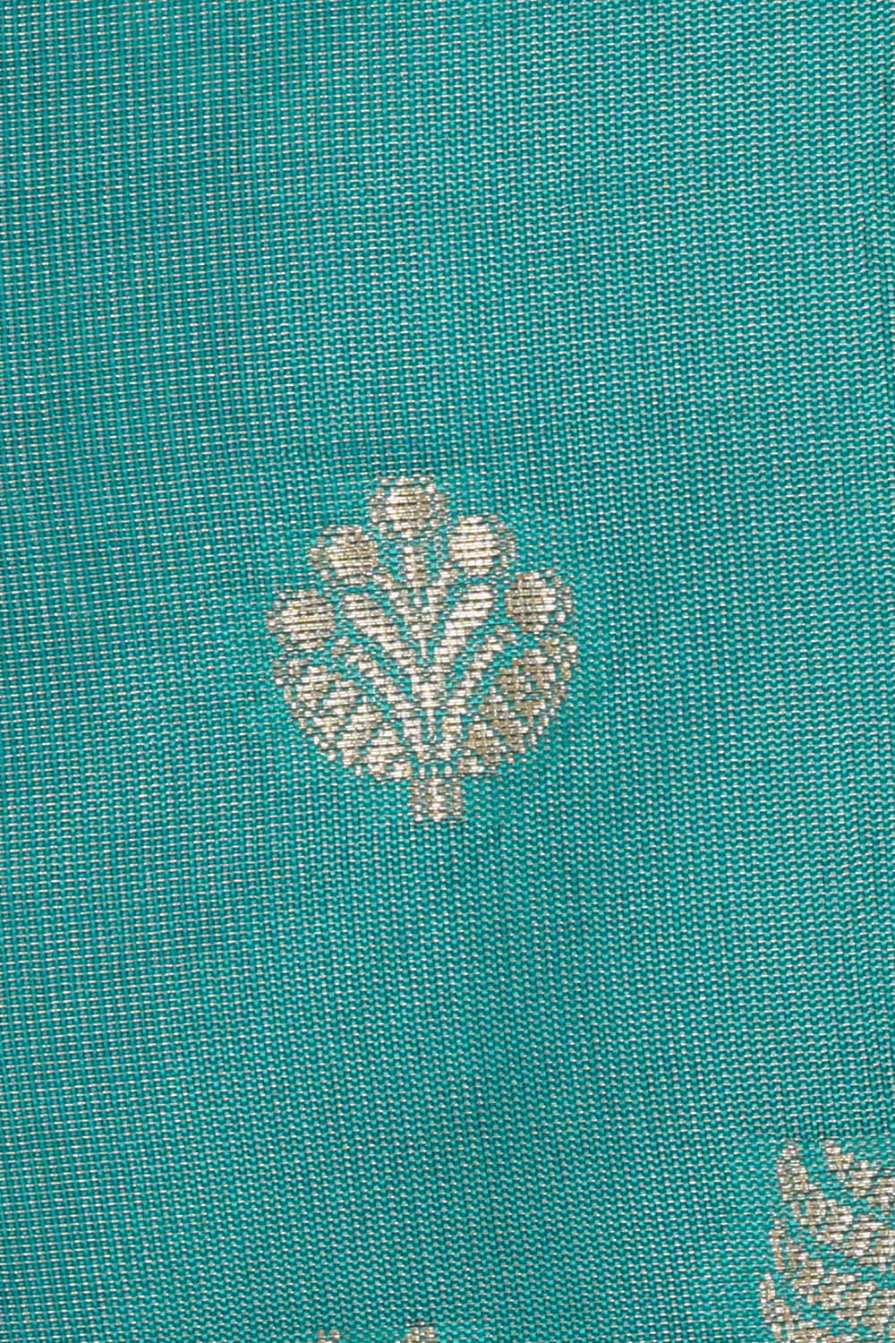 Image of Banarasi Silk Blue Saree