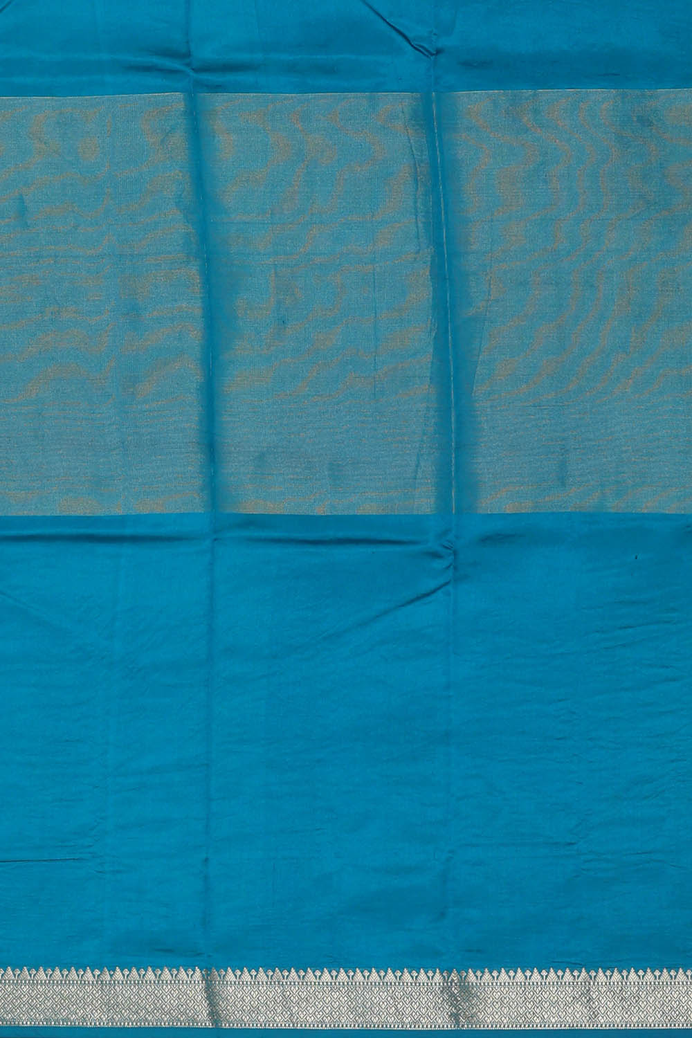 Image of Banarasi Silk Blue Saree
