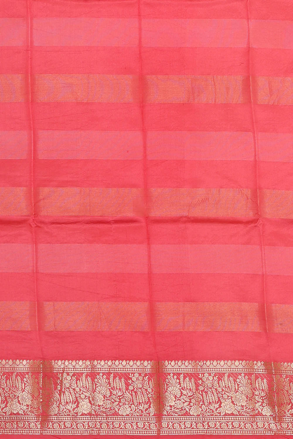 Image of Banarasi Silk Red Saree