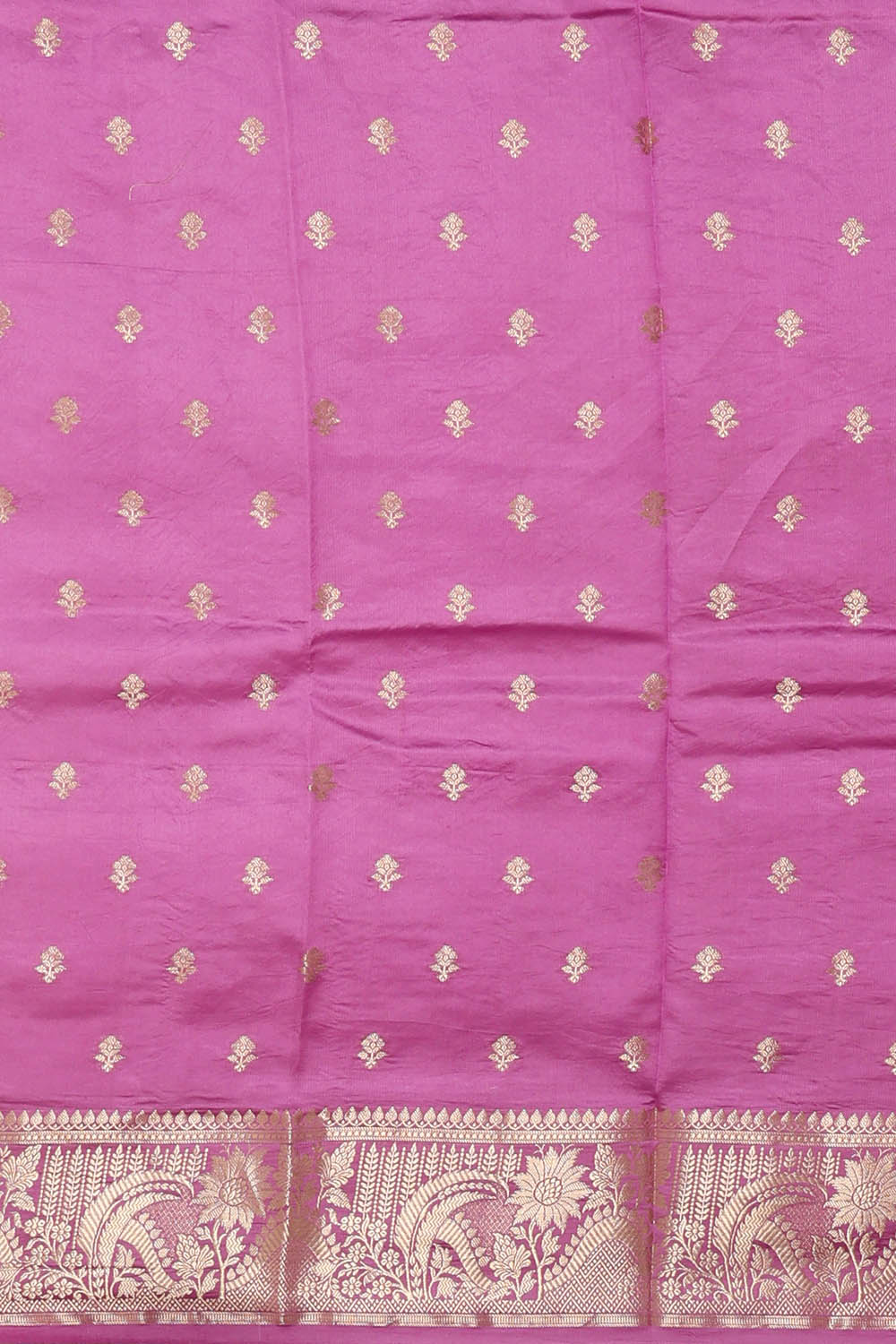 Image of Banarasi Silk Wine Purple Saree