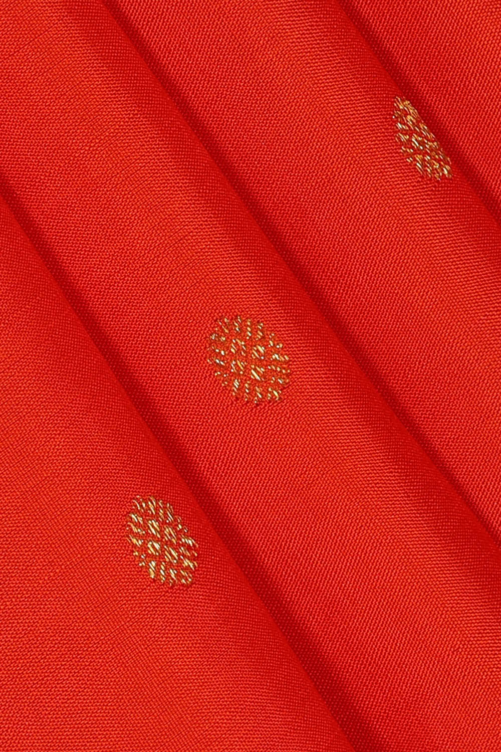 Image of Orange Arani Silk Saree