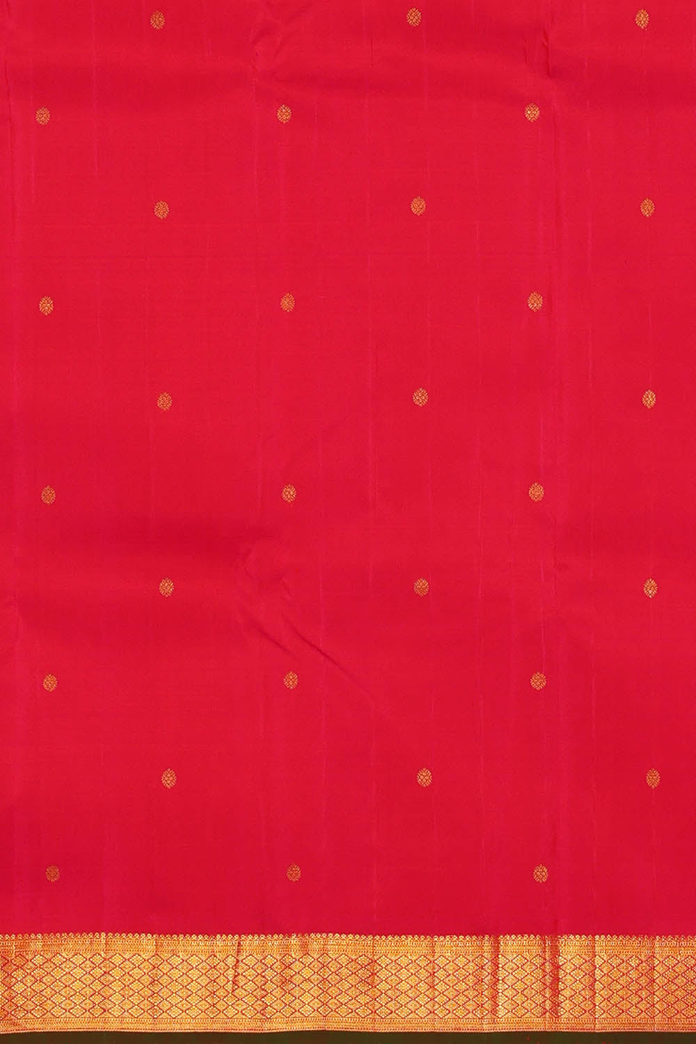 Image of Orange Arani Silk Saree