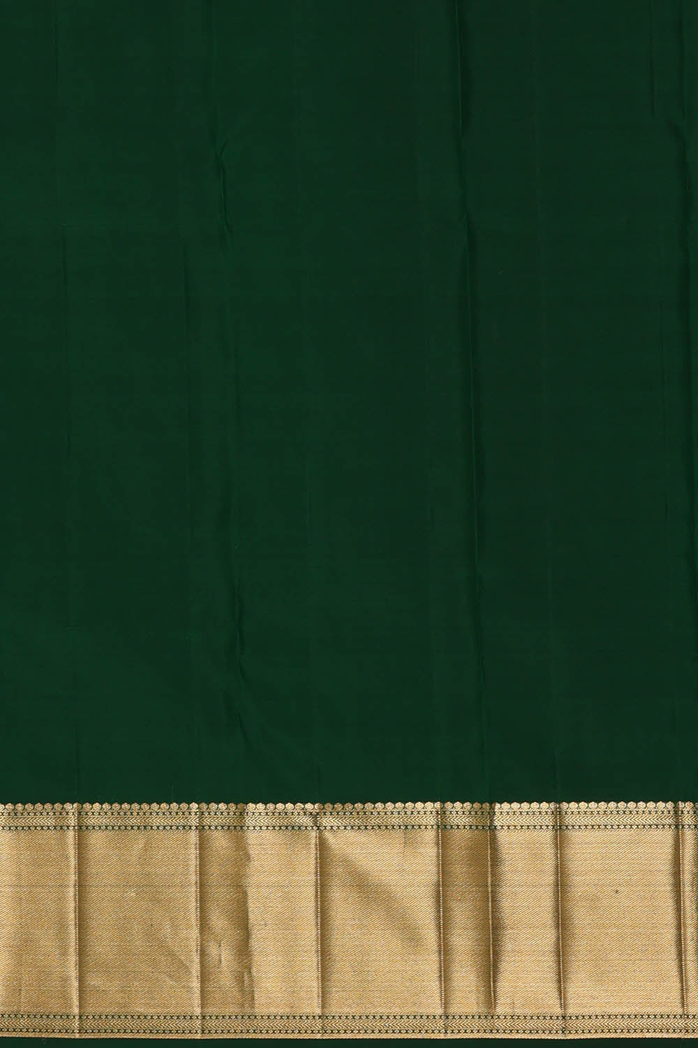 Image of Kanchipattu Silk Bottle Green Saree