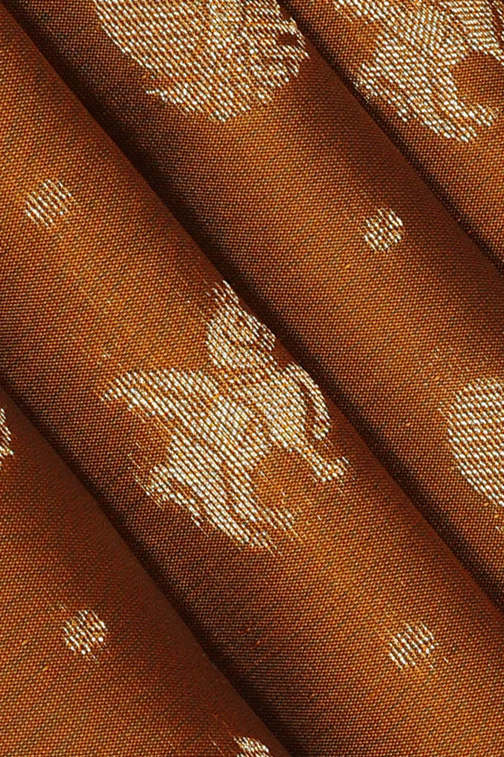 Image of Brown South Silk Saree