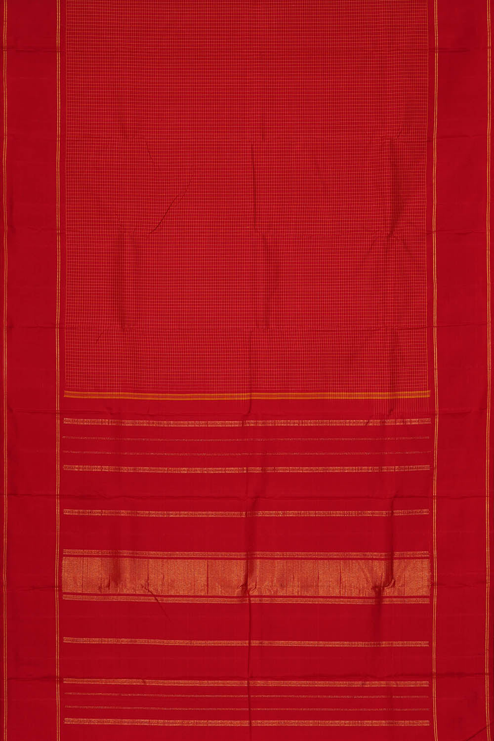Image of Arani Silk Red Saree