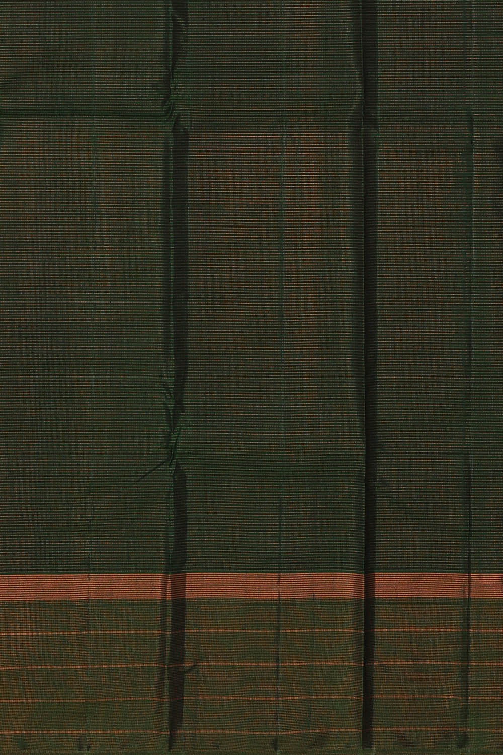 Image of Arani Silk Bottle Green Saree