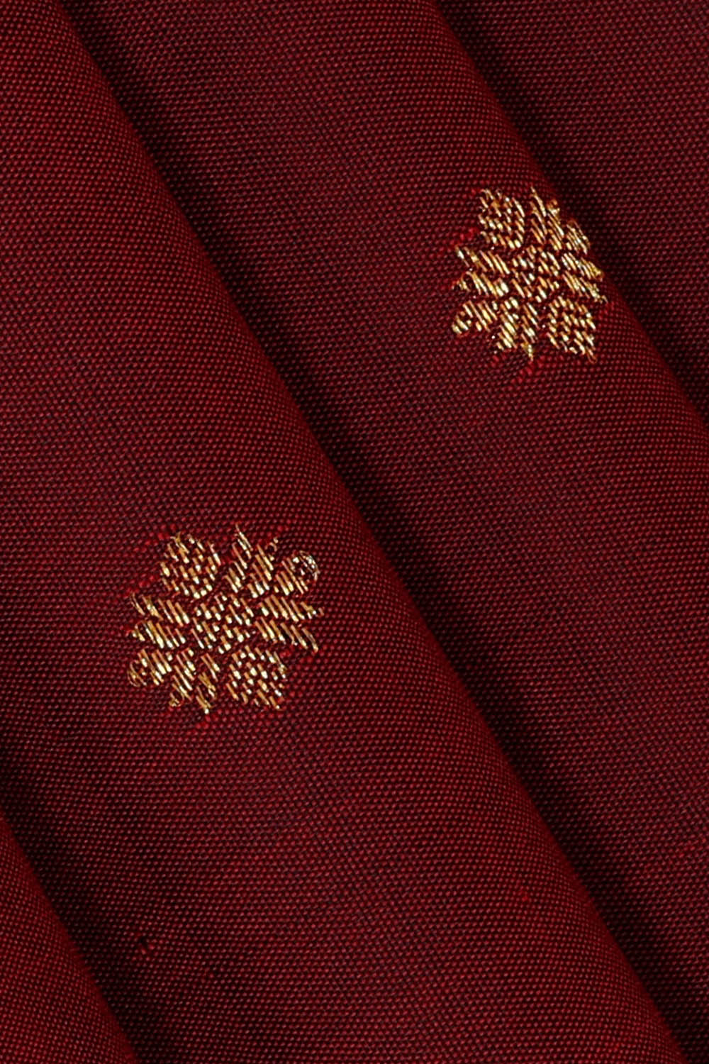 Image of Arani Silk Maroon Saree