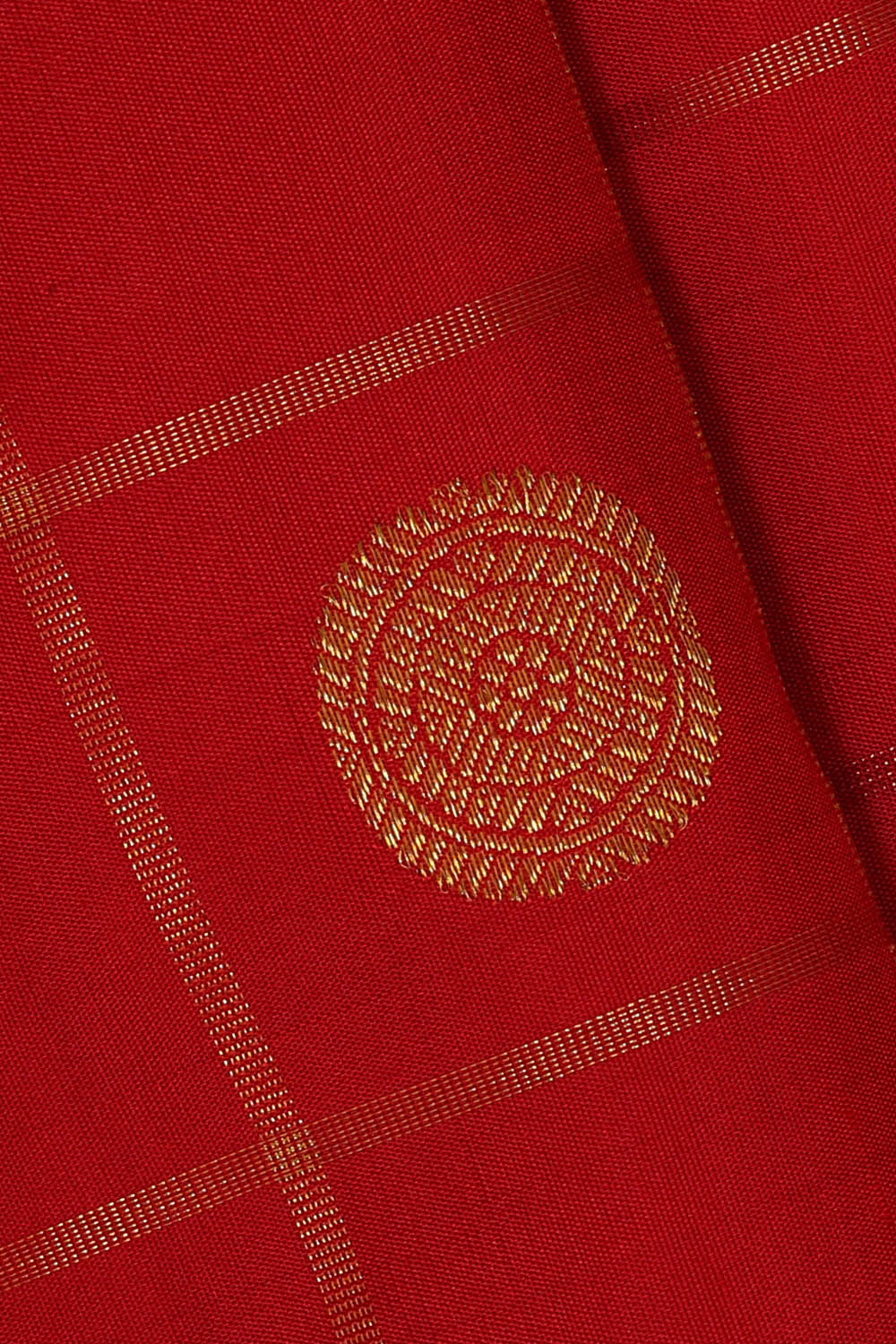 Image of Arani Silk Red Saree