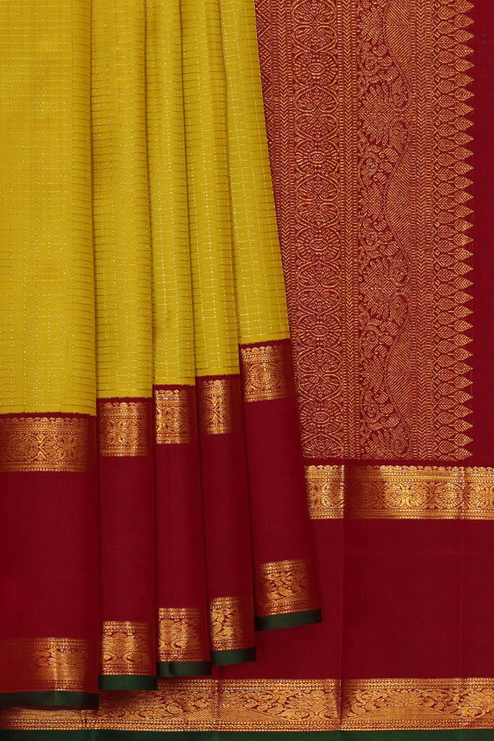 Image of Arani Silk Green Saree