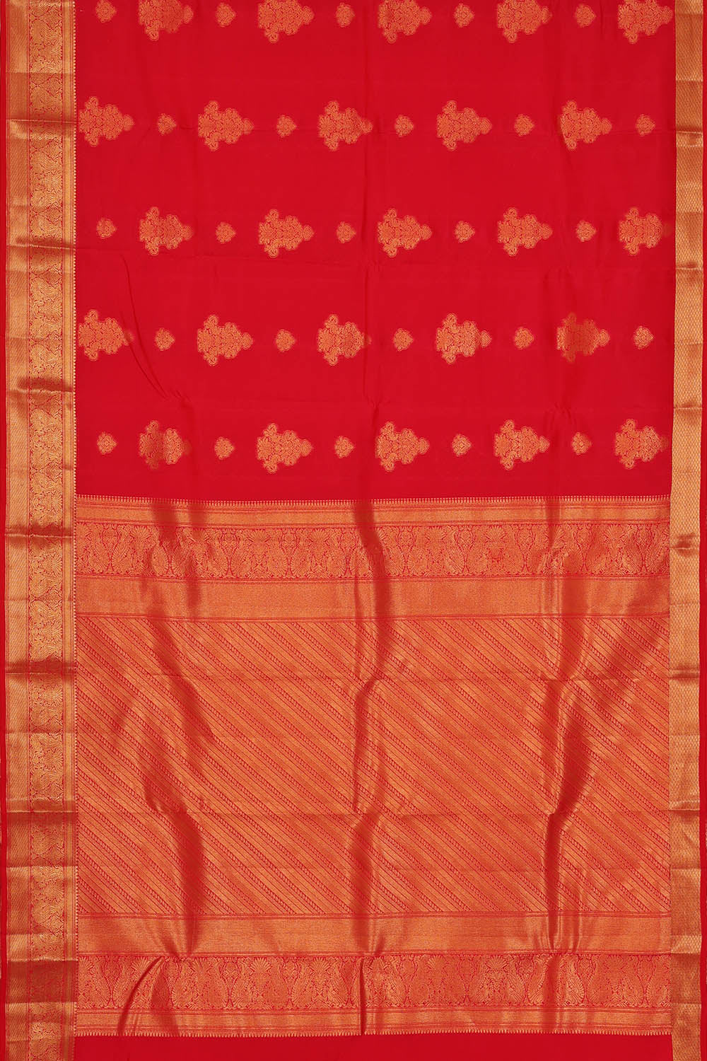 Image of Kanchipattu Silk Red Saree