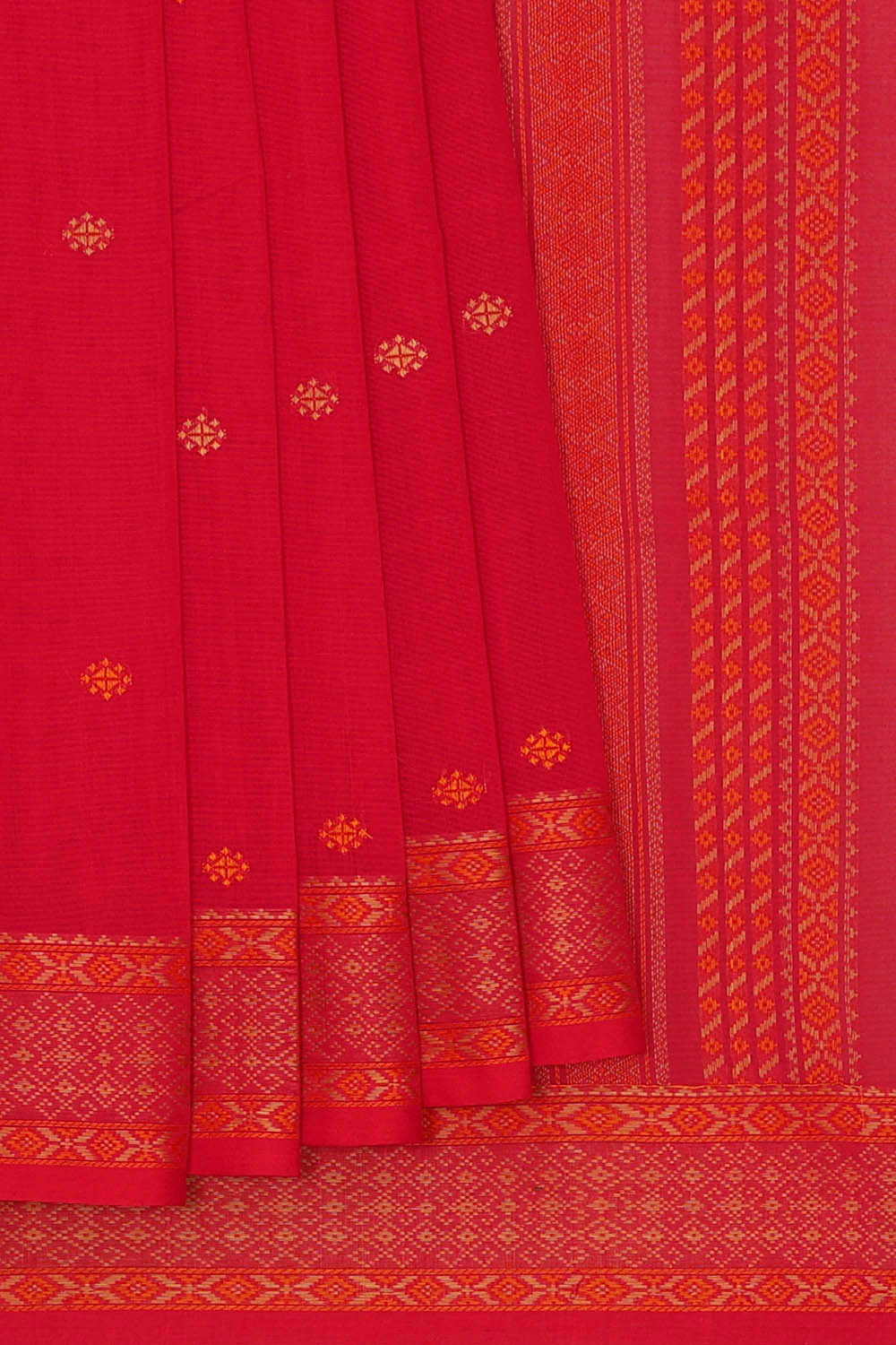 Image of South Cotton Pink Saree