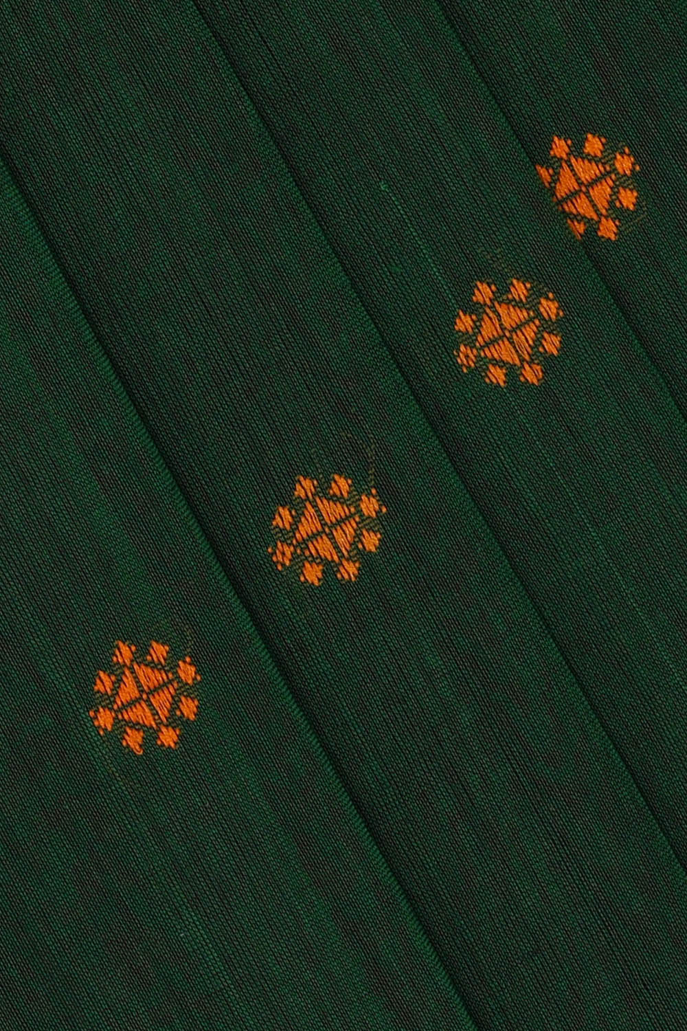 Image of South Cotton Olive Green Saree
