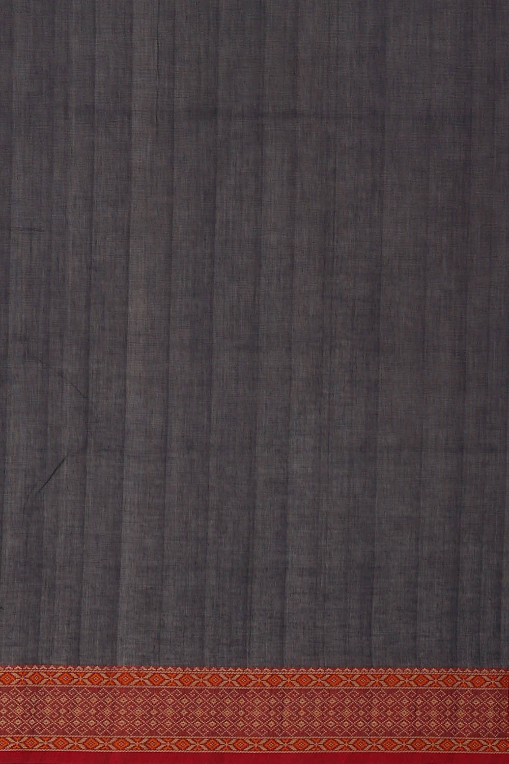 Image of South Cotton Navy Blue Saree