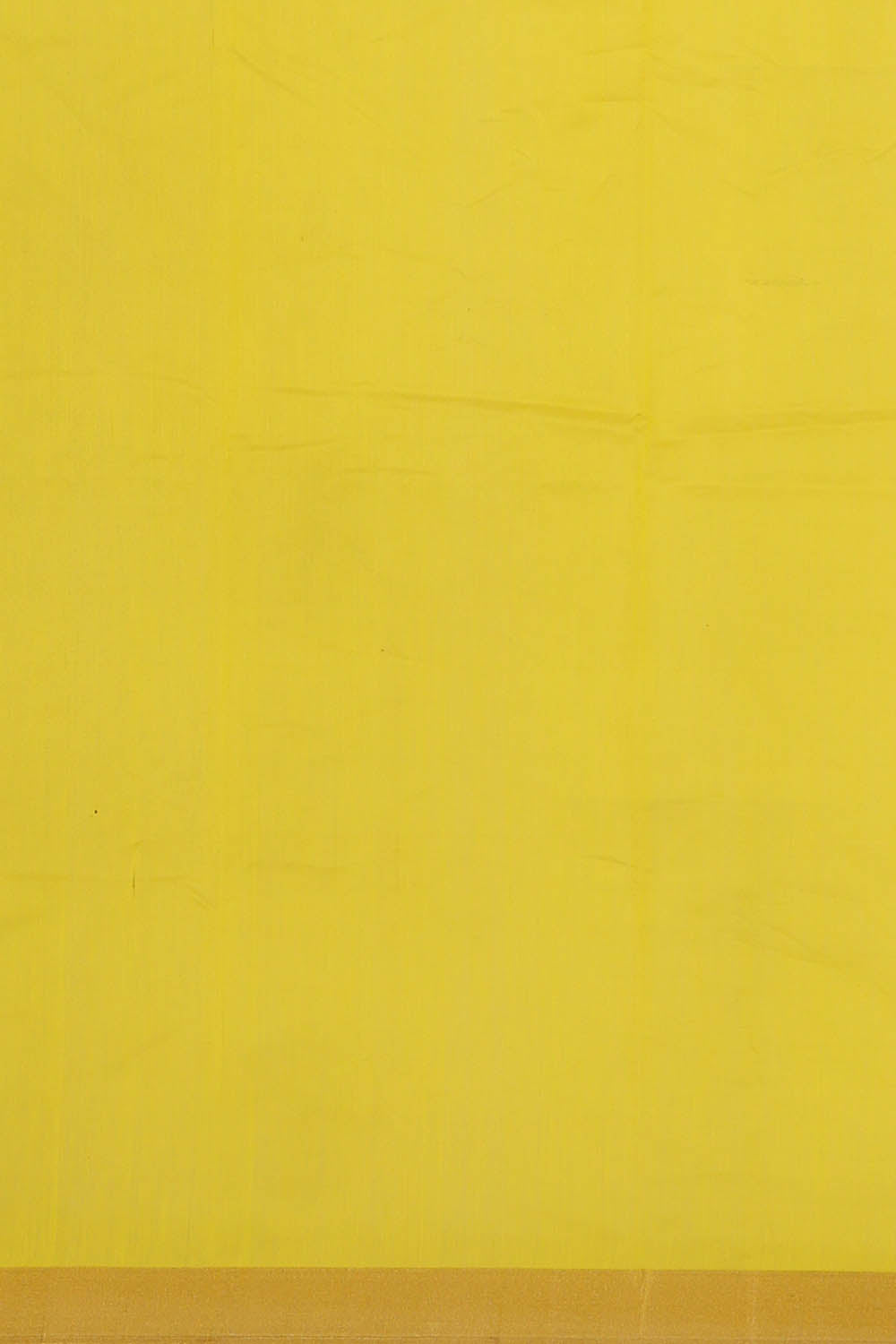 Image of Chanderi Cotton Silk Light Yellow Saree