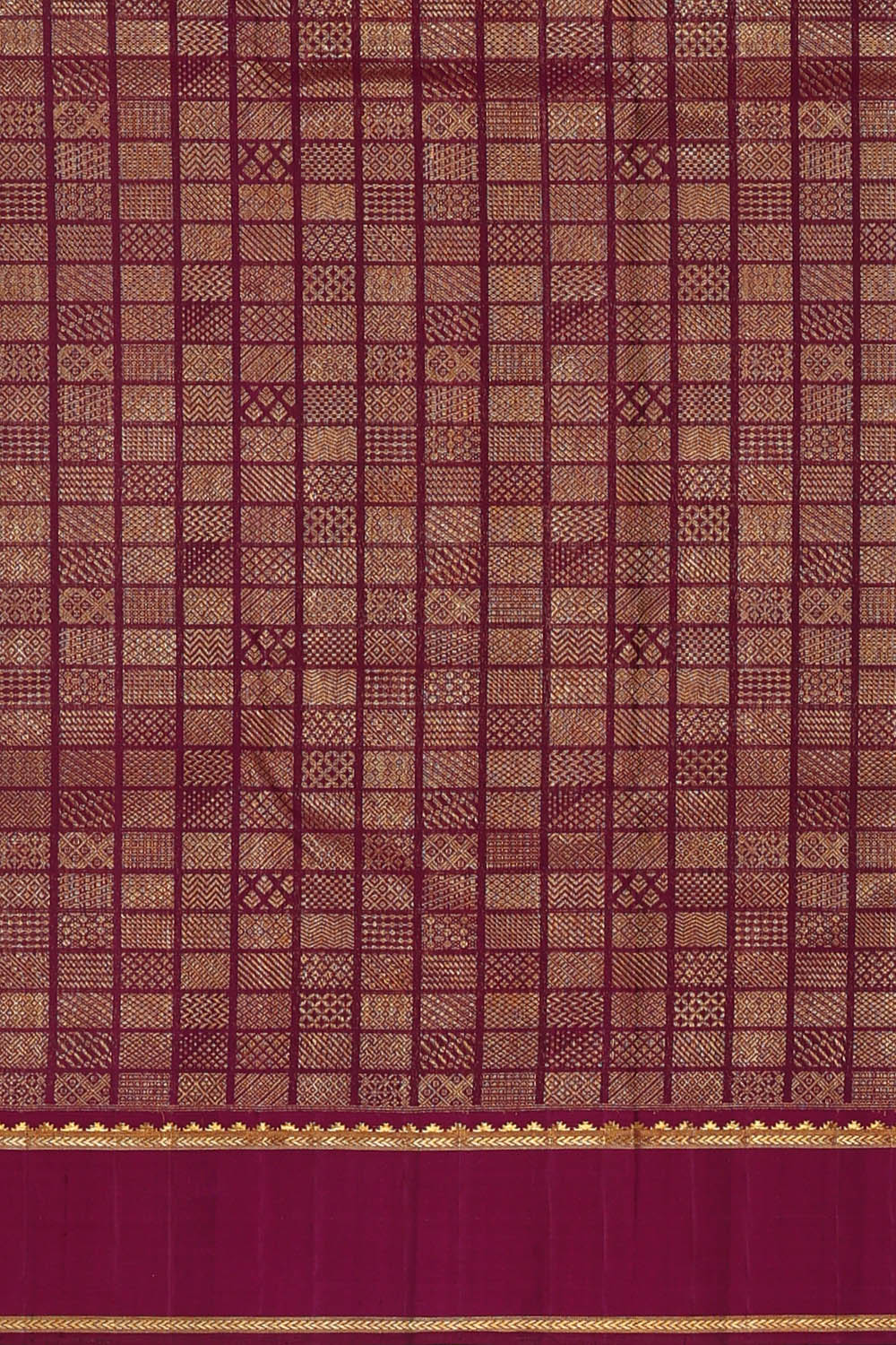 Image of Arani Silk Bottle Green Saree