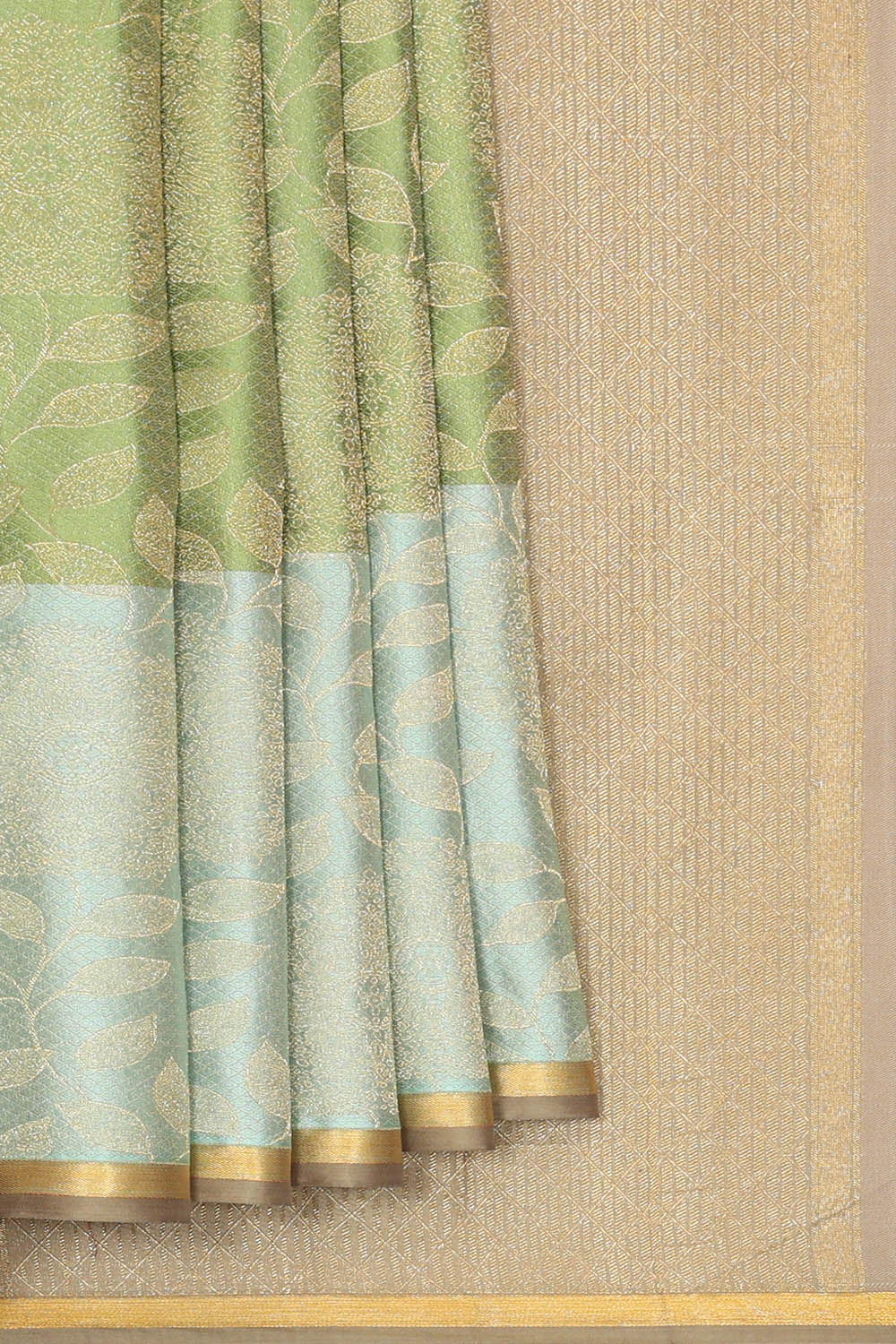 Image of Multi-Coloured Arani Silk Saree