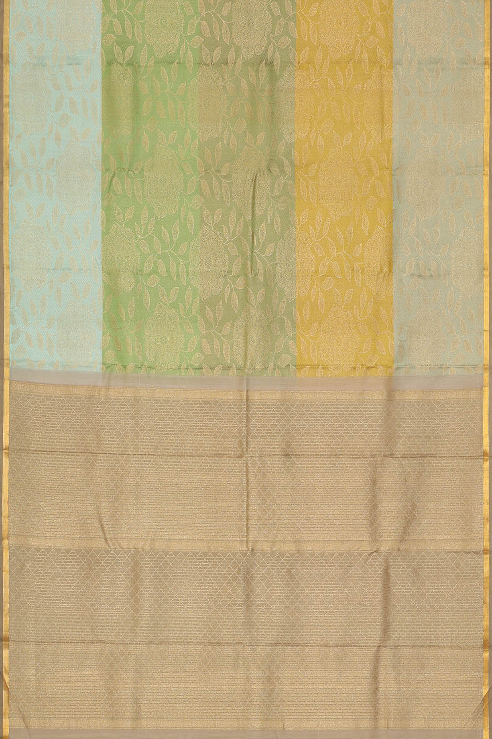 Image of Multi-Coloured Arani Silk Saree
