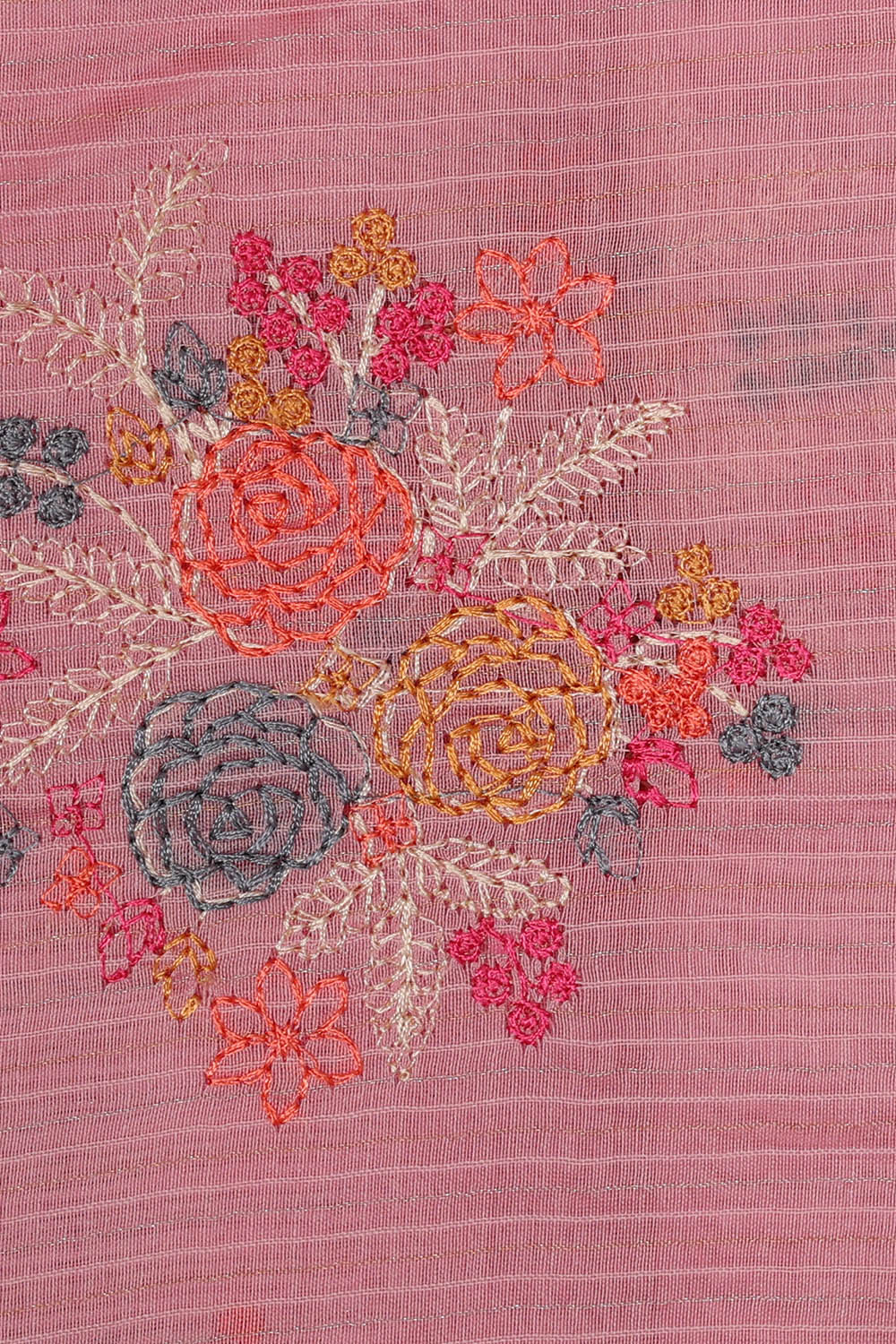 Image of Banarasi Crepe Pink Saree