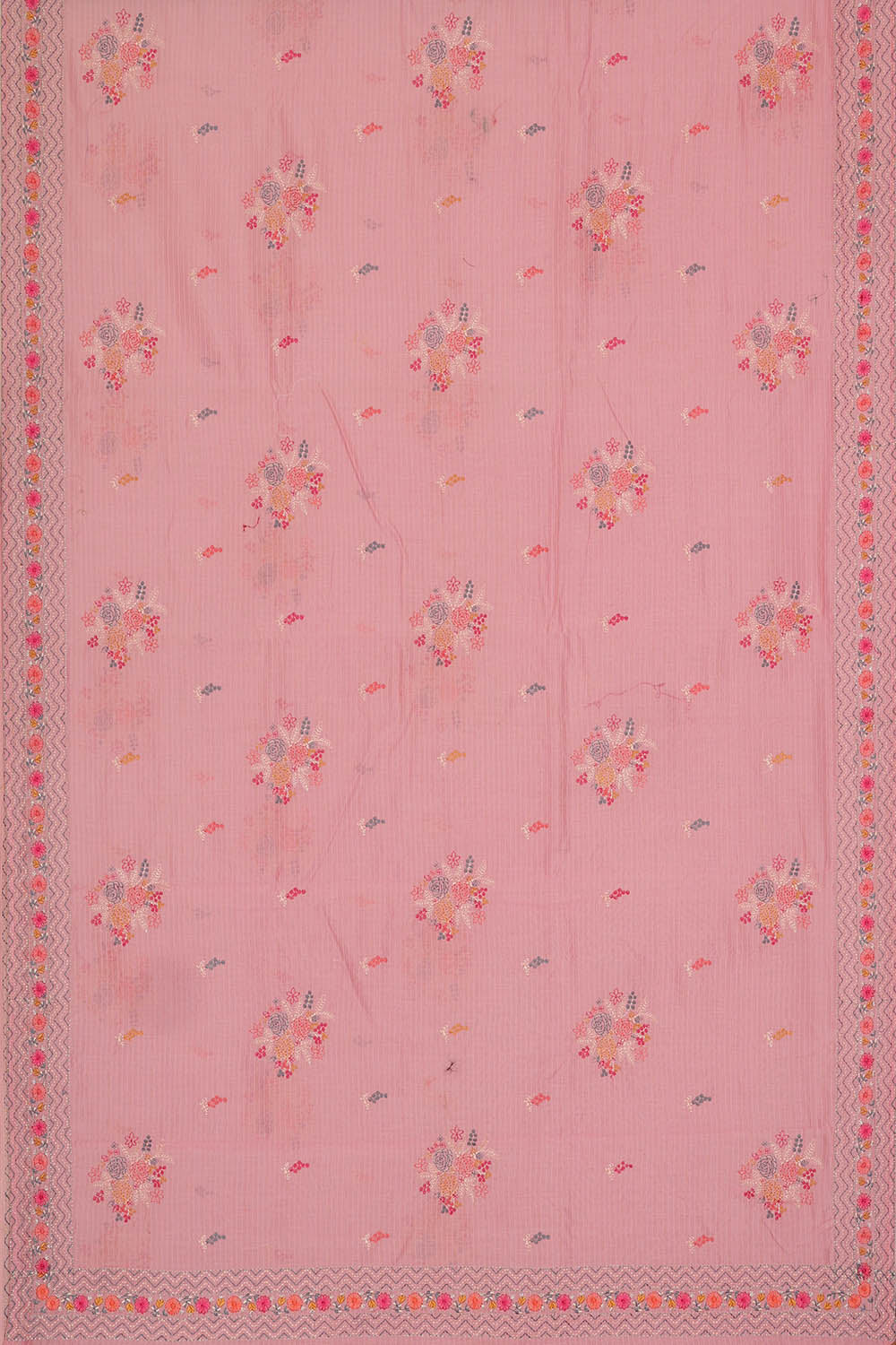 Image of Banarasi Crepe Pink Saree