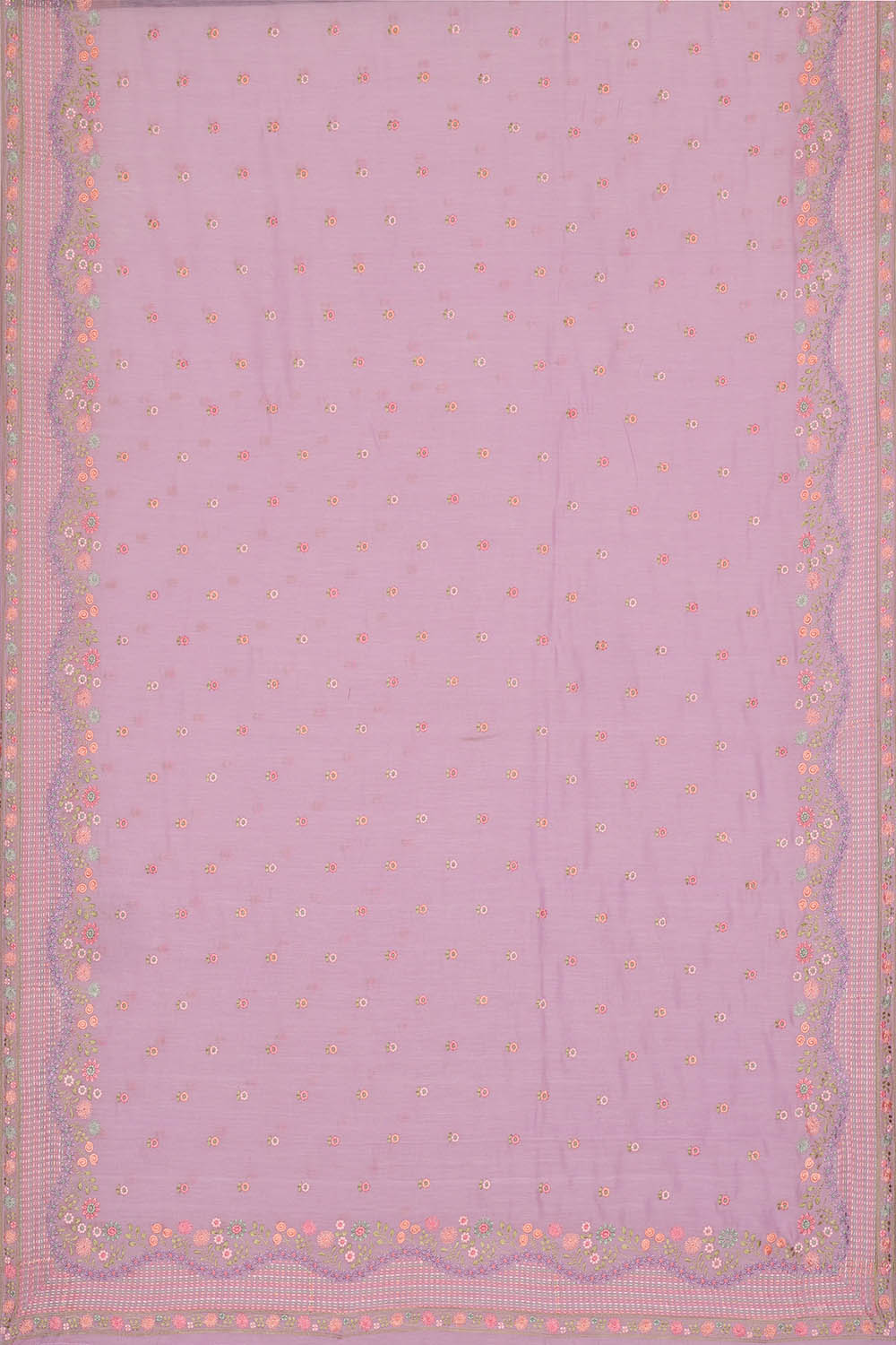 Image of Banarasi Crepe Light Lavender Saree